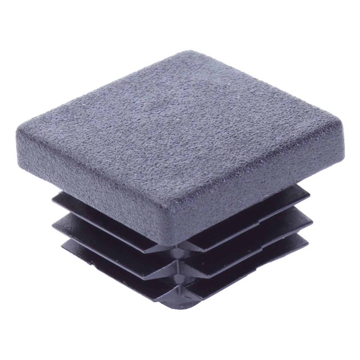 Alberts Pfostenkappe für Universalpfosten, 30 x 30 x 30 mm, Kunststoff, Farbe: schwarz - 4 Stk.