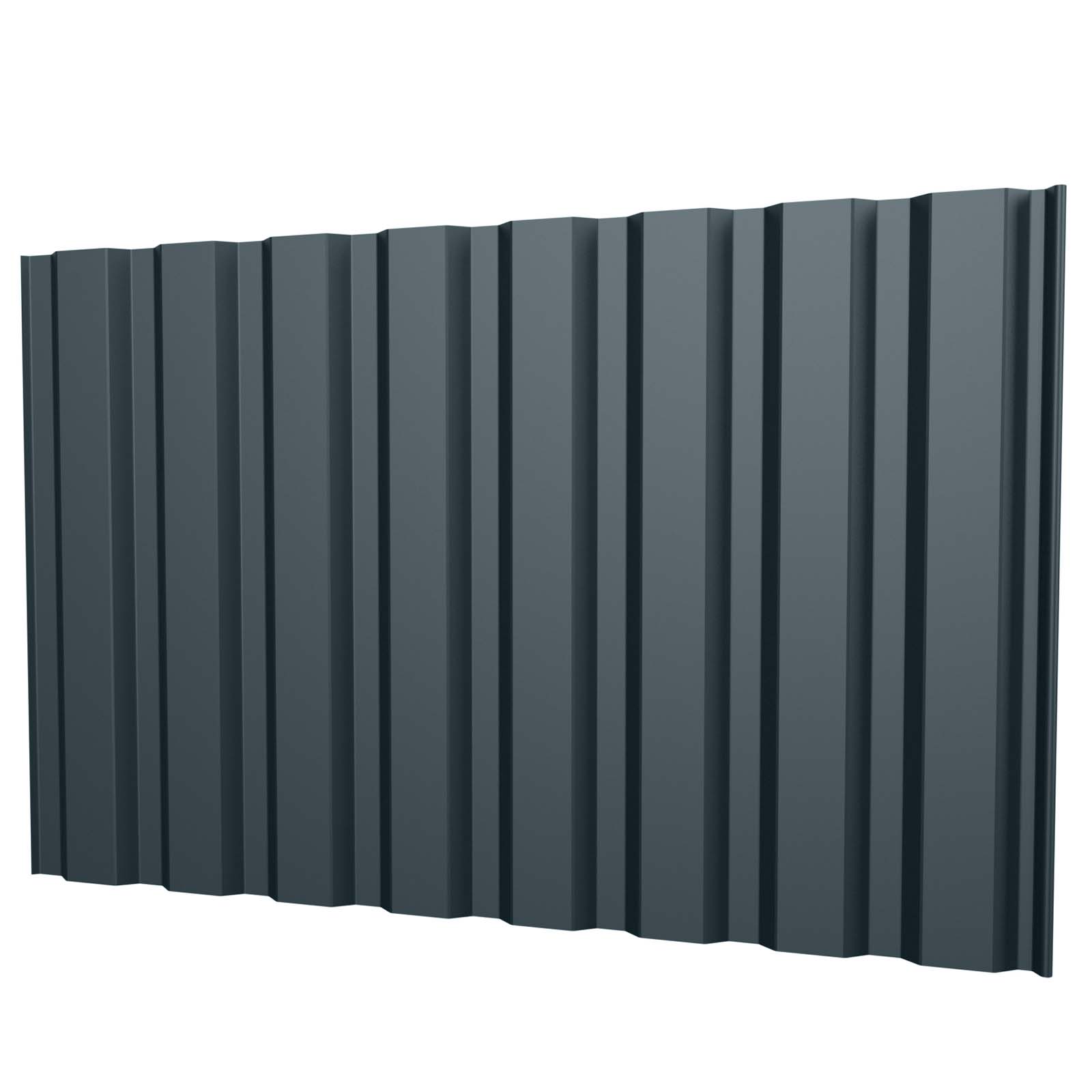 Trapezblech T20M Wand 0,5 mm, RAL 7000 Fehgrau, verschiedene Längen