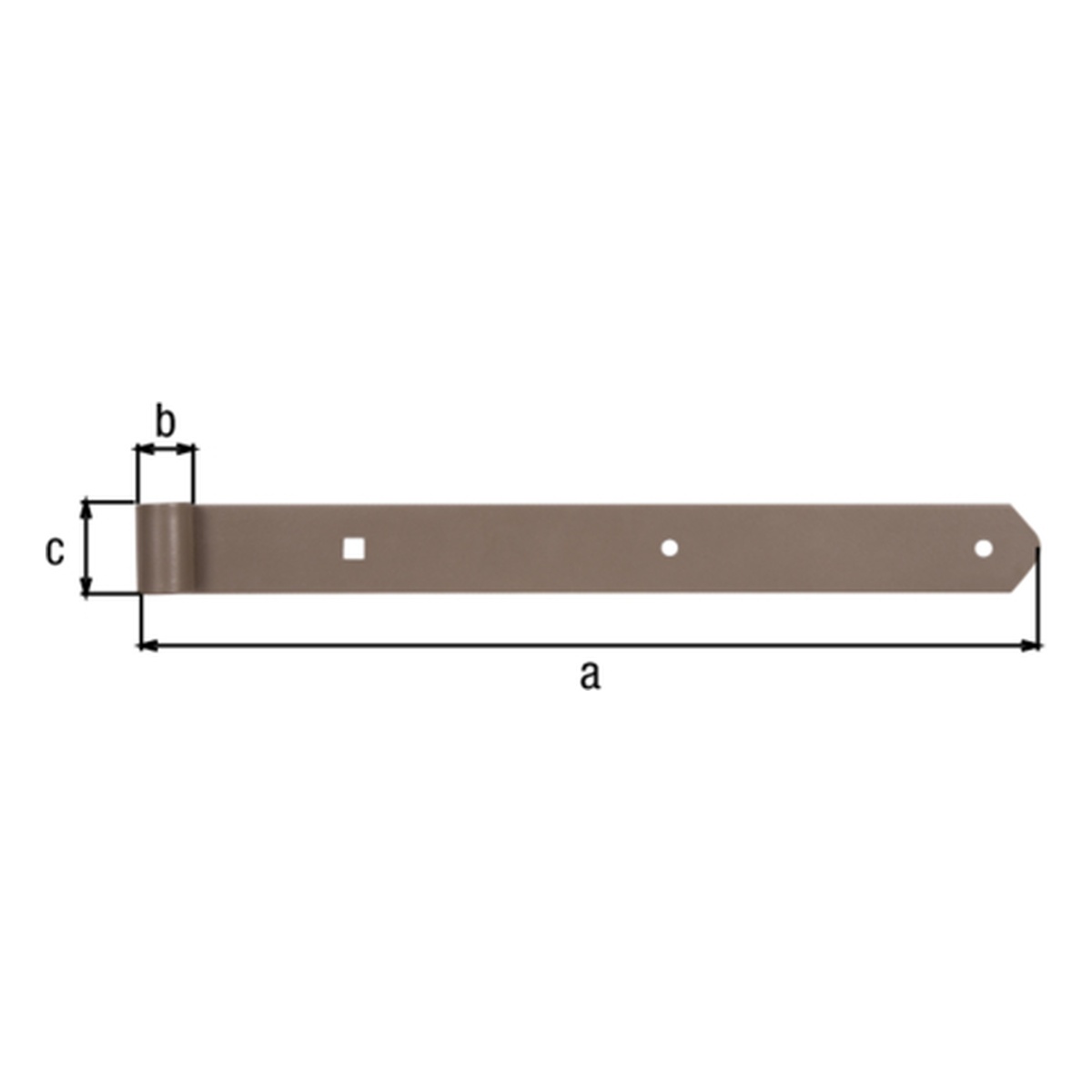Alberts DURAVIS® Ladenband, gerade, abgerundet, perlbeige 400 x 13 mm