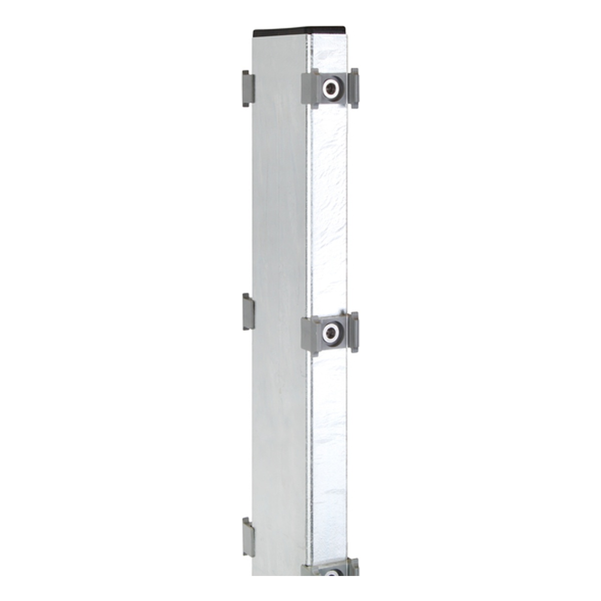 Alberts Gabionen-Pfosten Step² Länge: 2400 mm, für Gabionenhöhe: 1800 mm, Pfostenstärke: 120 x 40 mm, Stahl roh, feuerverzinkt passiviert - 1 Stk.