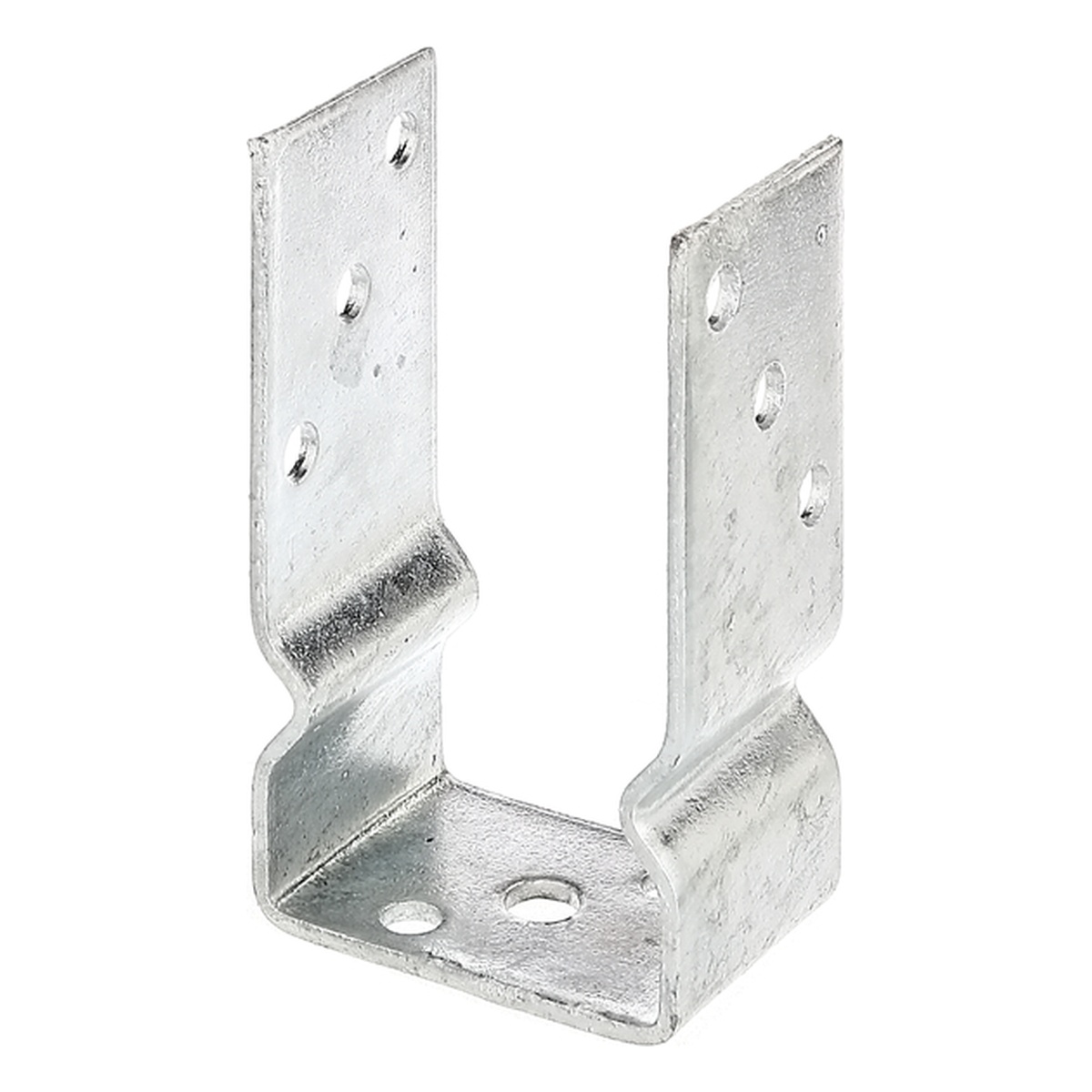 Alberts U-Pfostenträger, 81 x 150 x 100 mm, Stahl roh, feuerverzinkt, zum Aufschrauben CE-Kennzeichnung nach ETA-10/0210 - 1 Stk.