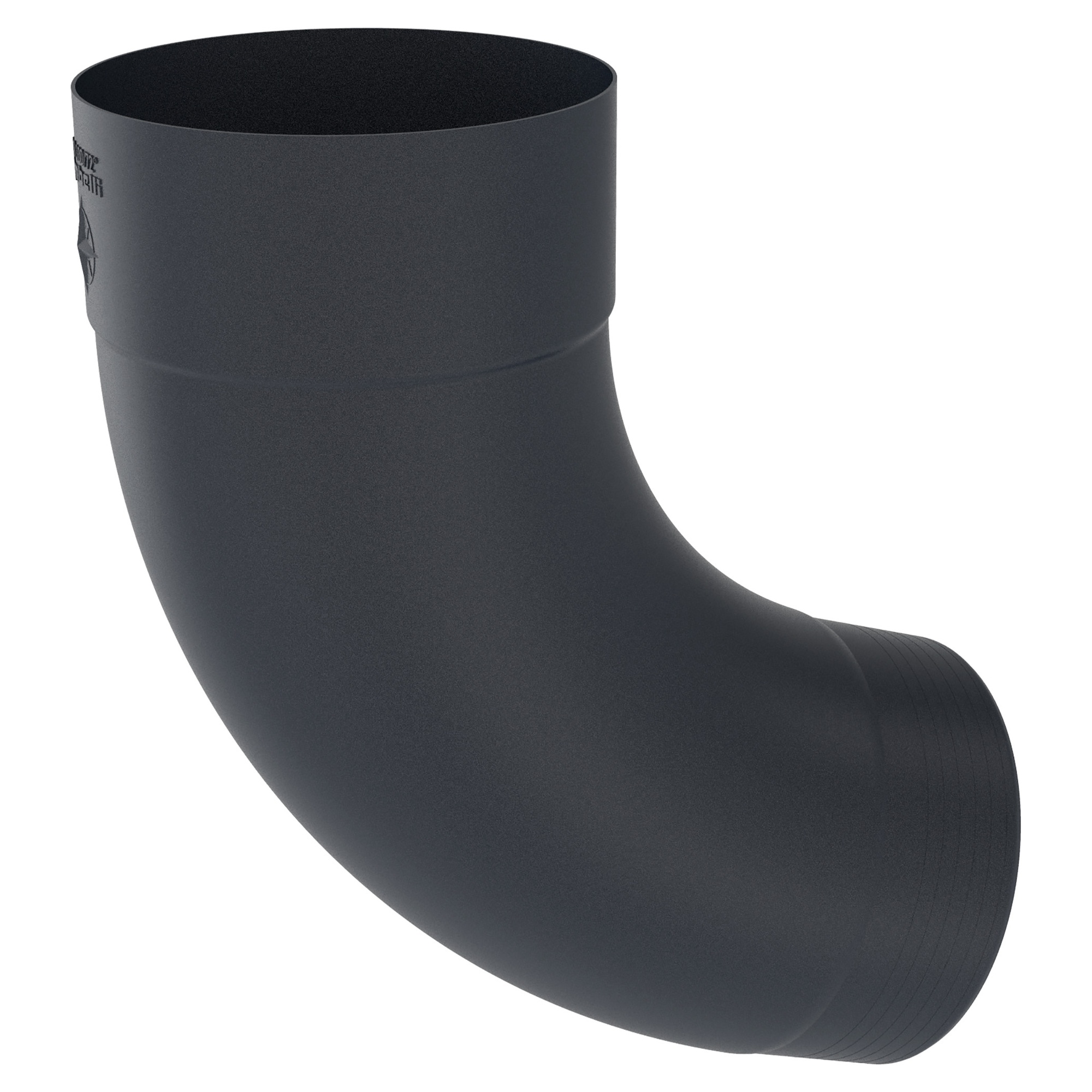 Zambelli Fallrohrbogen Meister-Bogen 72° 80 mm, Anthrazit RAL 7016, COLORDUR - 1 Stk.