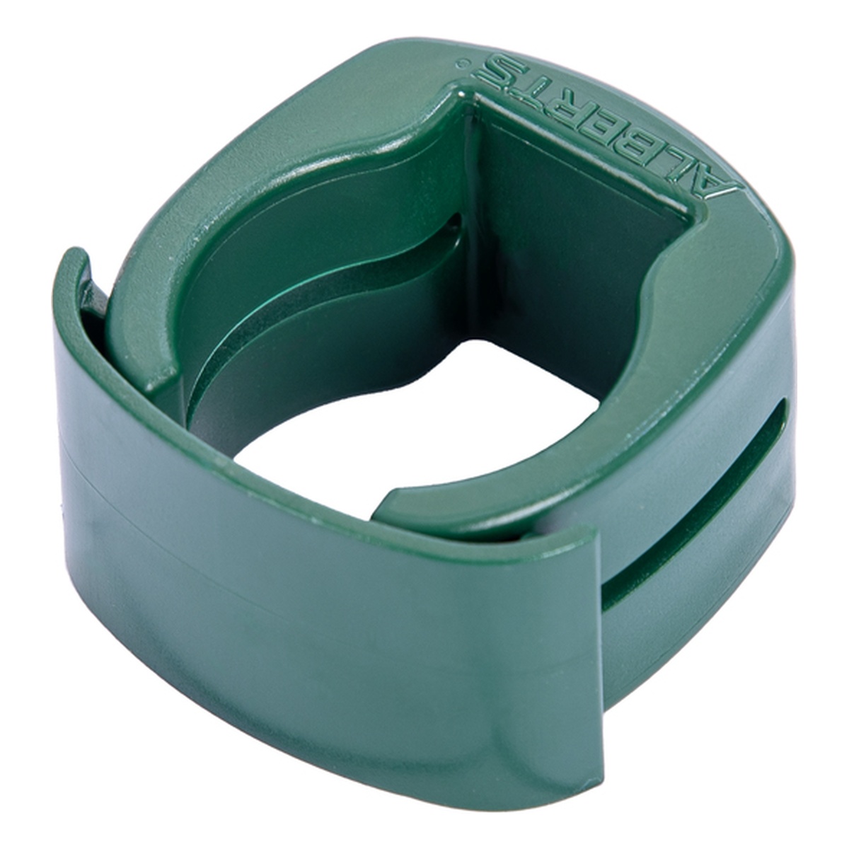 Alberts Fix-Clip Pro®, 25 x 43 x 43 mm, Kunststoff, Farbe: grün - 3 Stk.