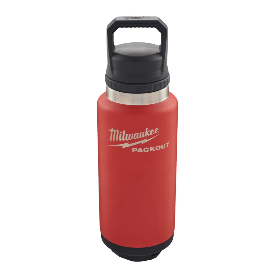 Milwaukee ﻿PACKOUT Isolierflasche 1065 ml mit Schraubdeckel, rot - 1 Stk.