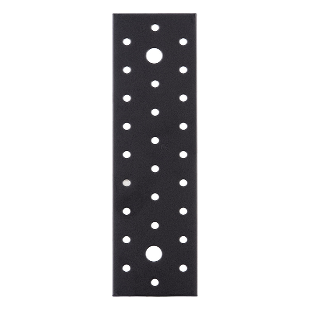 Alberts Lochplatte, Stahl roh verzinkt, schwarz kunststoffbeschichtet, 200 x 60 mm - 1 Stk. Alberts Lochplatte, Stahl roh verzinkt, schwarz kunststoffbeschichtet, 200 x 60 mm - 1 Stk.