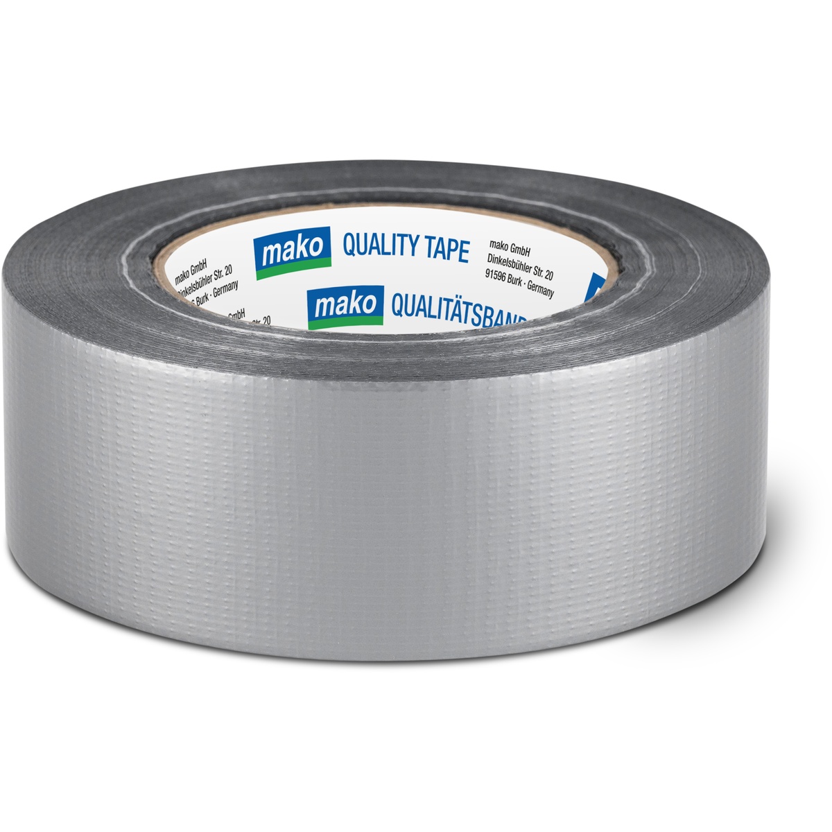 Mako Gewebeklebeband, 48 mm x 50 m, silber