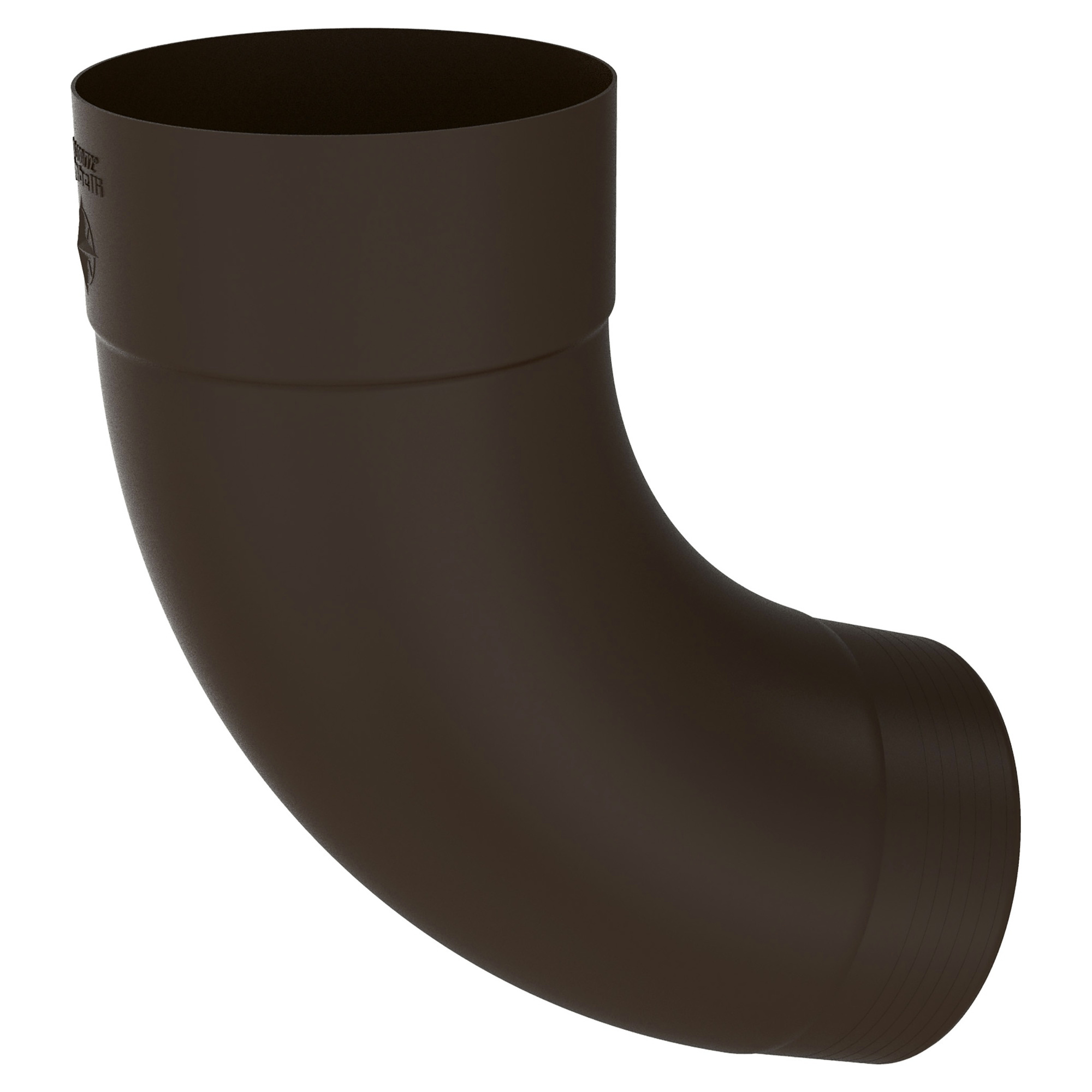 Zambelli Fallrohrbogen Meister-Bogen 72° 120 mm, Dunkelbraun RAL 8019, COLORDUR - 1 Stk.