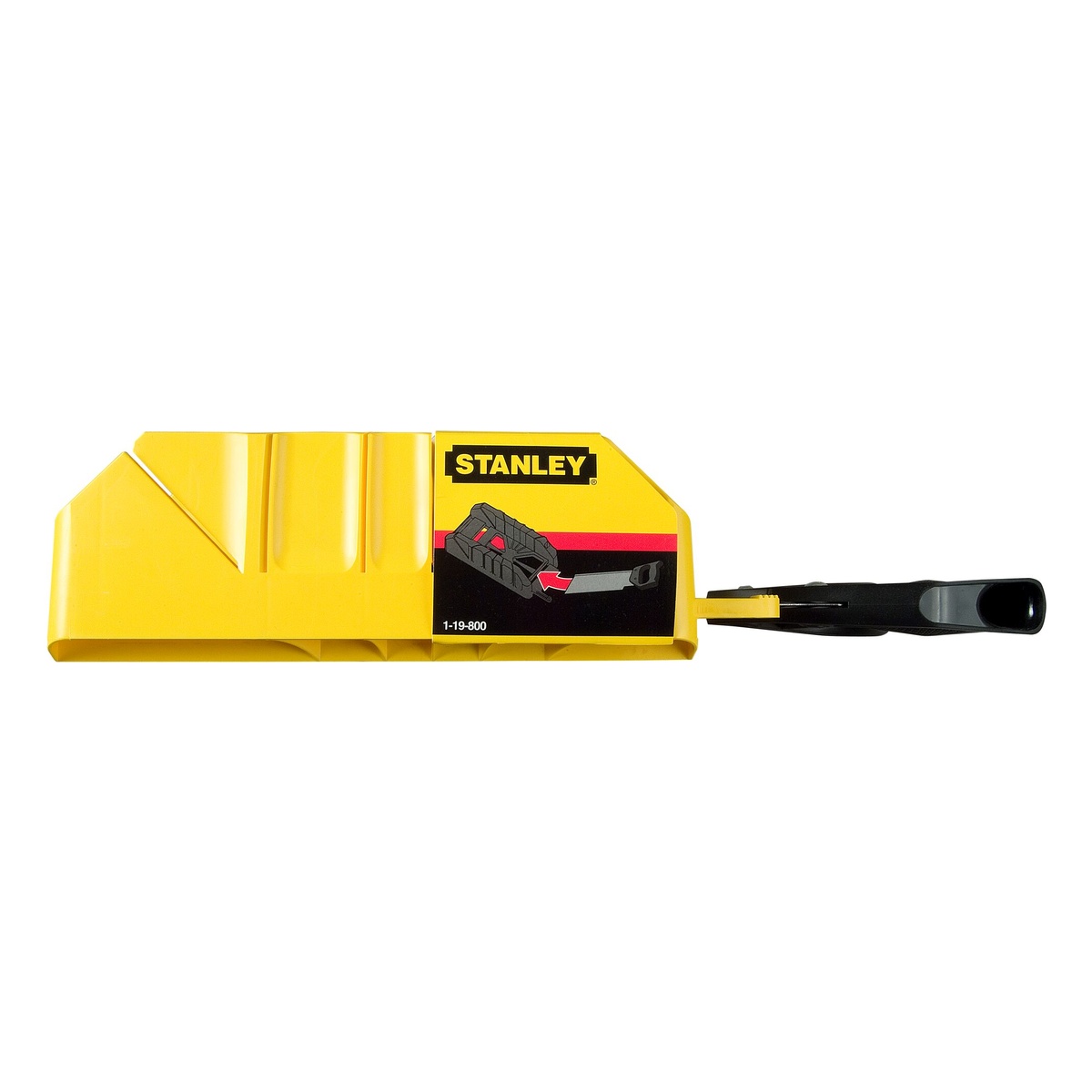 Stanley Gehrungslade PVC 350mm mit Rueckensaege