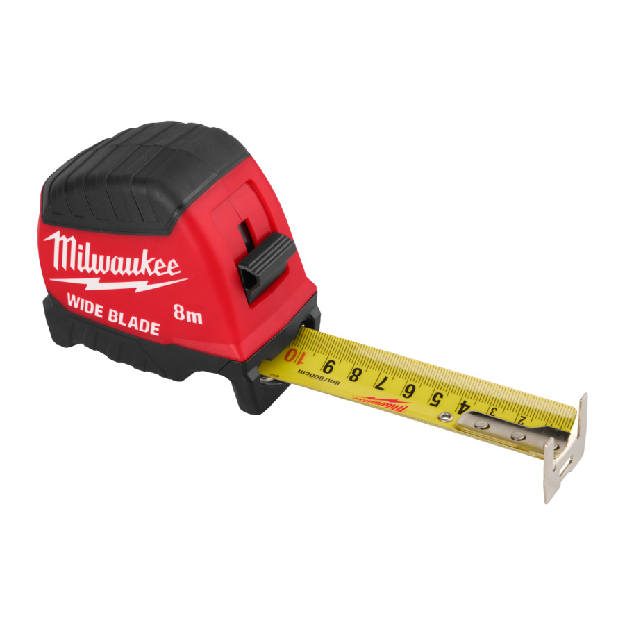 Milwaukee Premium Maßband 8 m, nicht-magnetisch, 35 mm breites Band