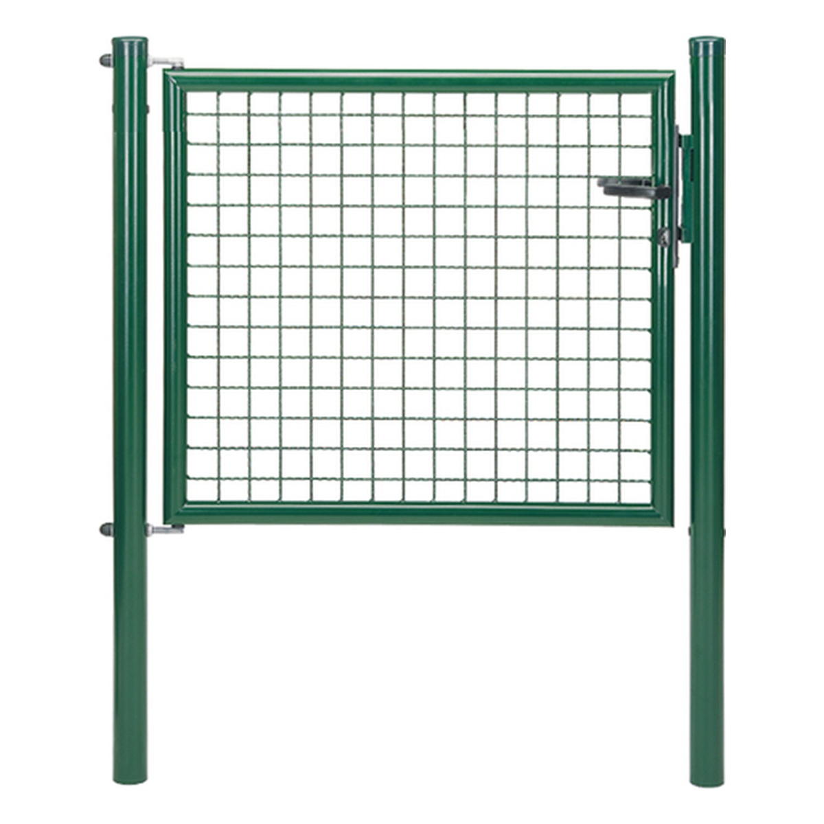 Alberts Wellengitter-Einzeltor, 1060 x 1250 x 60 mm, Stahl roh, zinkphosphatiert, grün kunststoffbeschichtet RAL 6005 - 1 Stk.