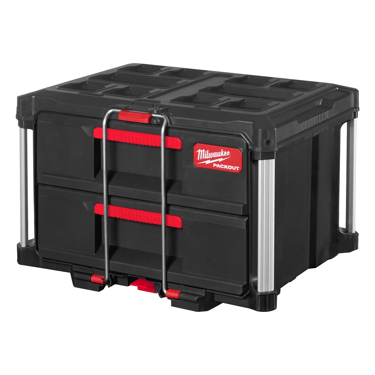 Milwaukee PACKOUT Koffer mit 2 Schubladen 560 x 410 x 360 mm - 1 Stk. (Gebraucht)