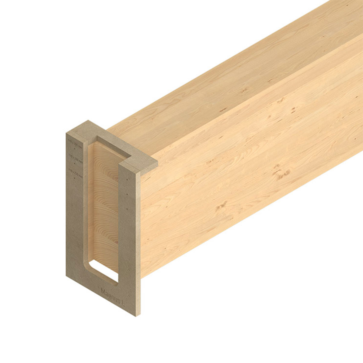 Eurotec Fräs- und Montagelehre Magnus L 460/500/540/580, für Magnus-Einhängeverbinder - 1 Stk.