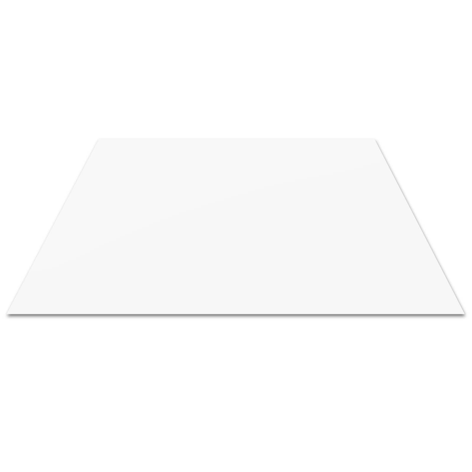 Tafel Alu reinweiß 1x1250 x2000 mm (2,5m²/Tafel) (Preis pro Stk.)