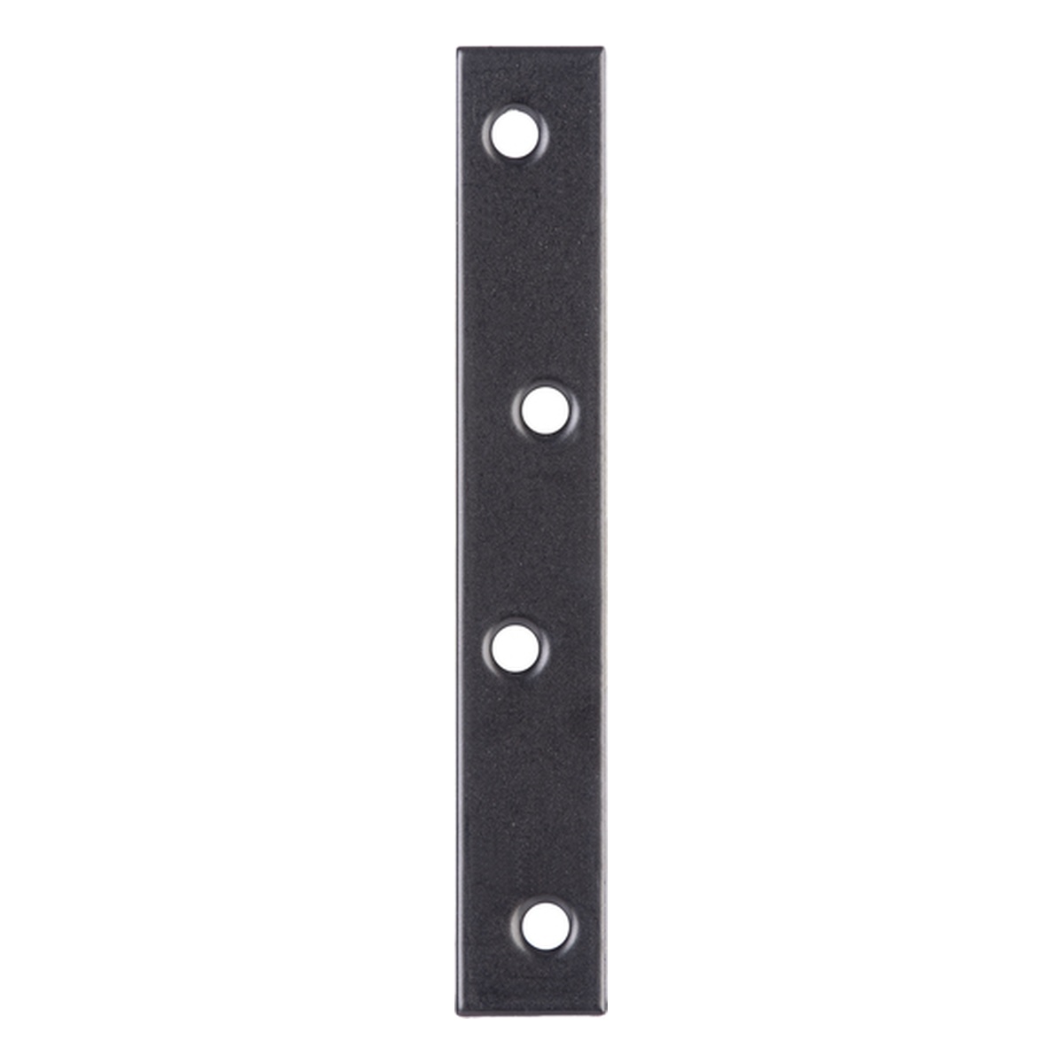 Alberts Flachverbinder, Stahl roh verzinkt, schwarz kunststoffbeschichtet, 100 x 15 mm - 1 Stk.