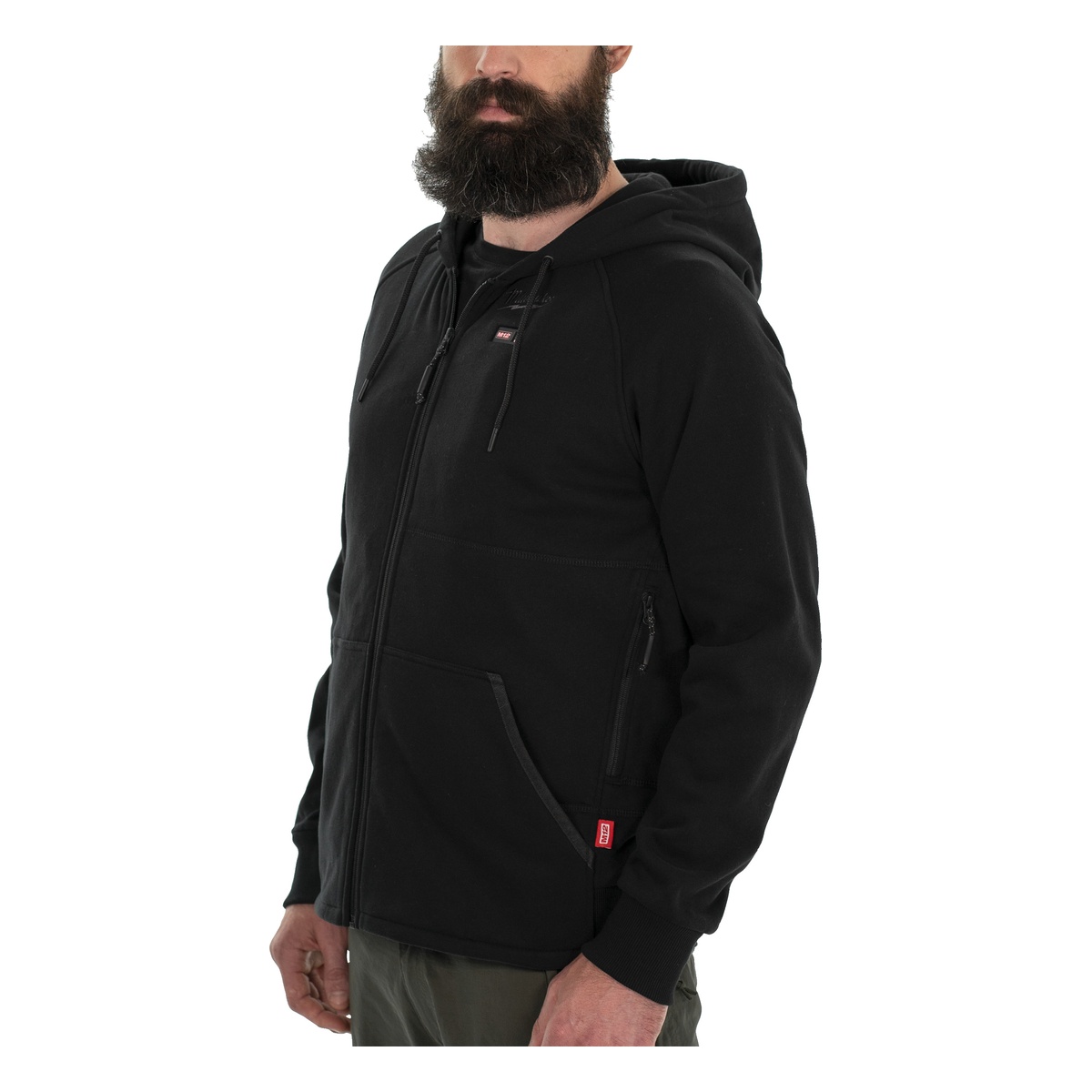 Milwaukee 12 V Akku-Heiz-Kapuzenpullover Herren schwarz, ohne Akku u. Ladegerät M12HHBL4-0(XL) - 1 Stk.