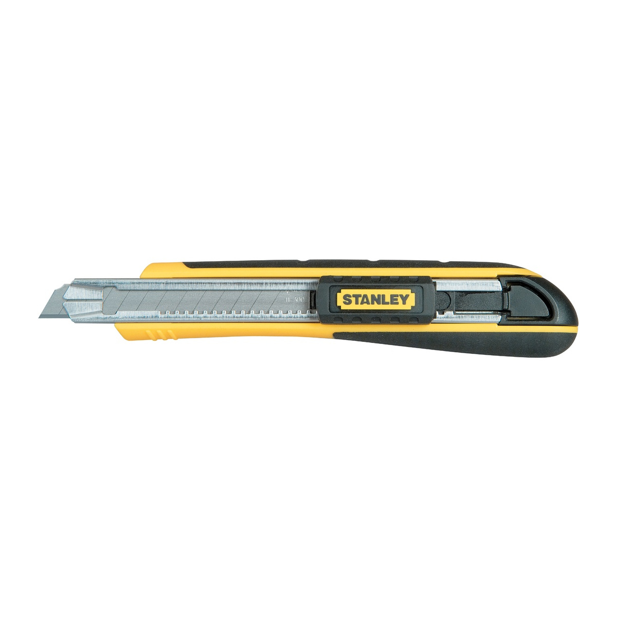 Stanley FATMAX Cutter mit Magazin, Schieberverriegelung und Feststellrad, inkl. Abbrechklingen