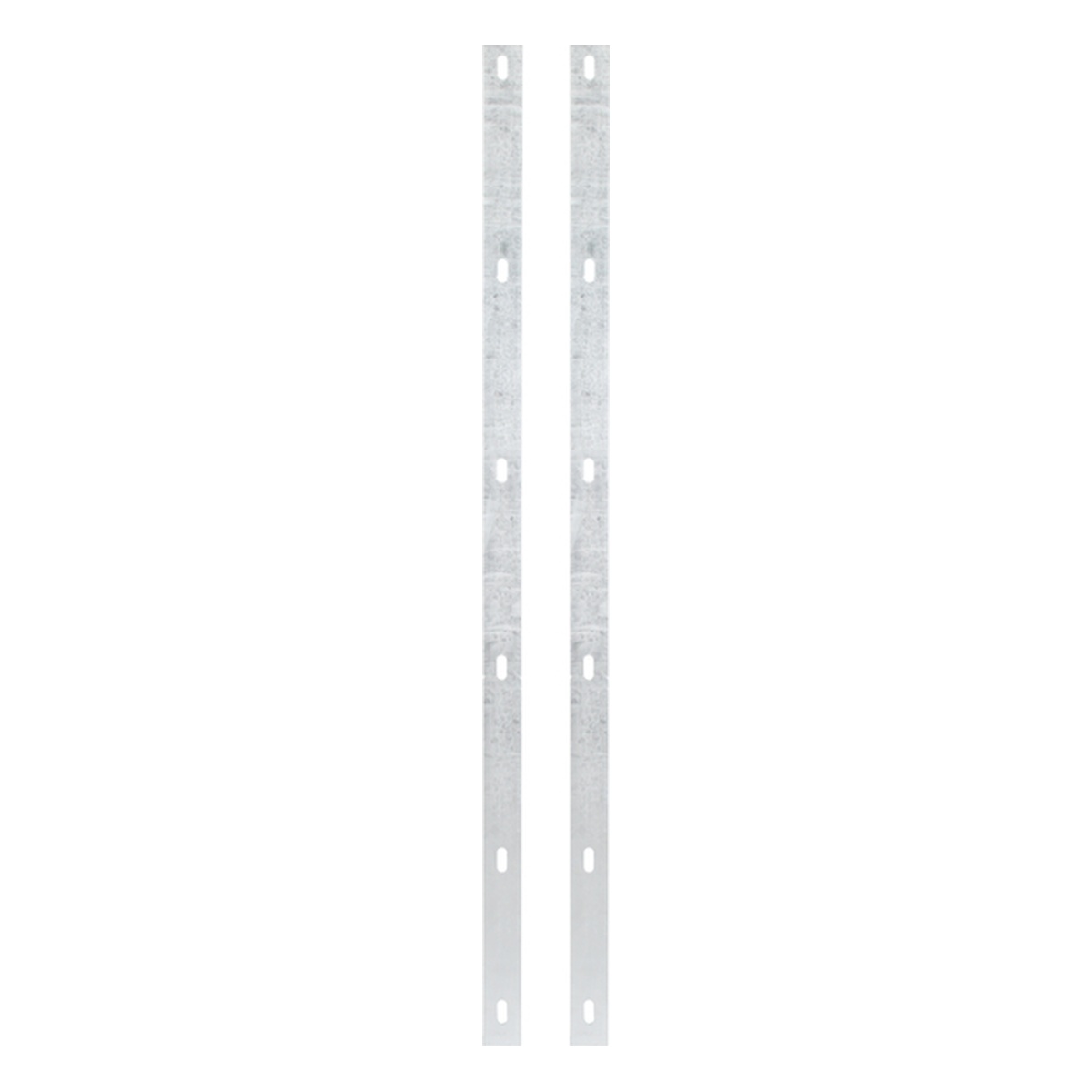 Alberts Set Flacheisen Step², Bohrabstand 200 mm Länge: 1020 mm, Breite: 40 mm, für Gabionenhöhe: 1000 mm, Stahl roh, feuerverzinkt passiviert - 2 Stk.