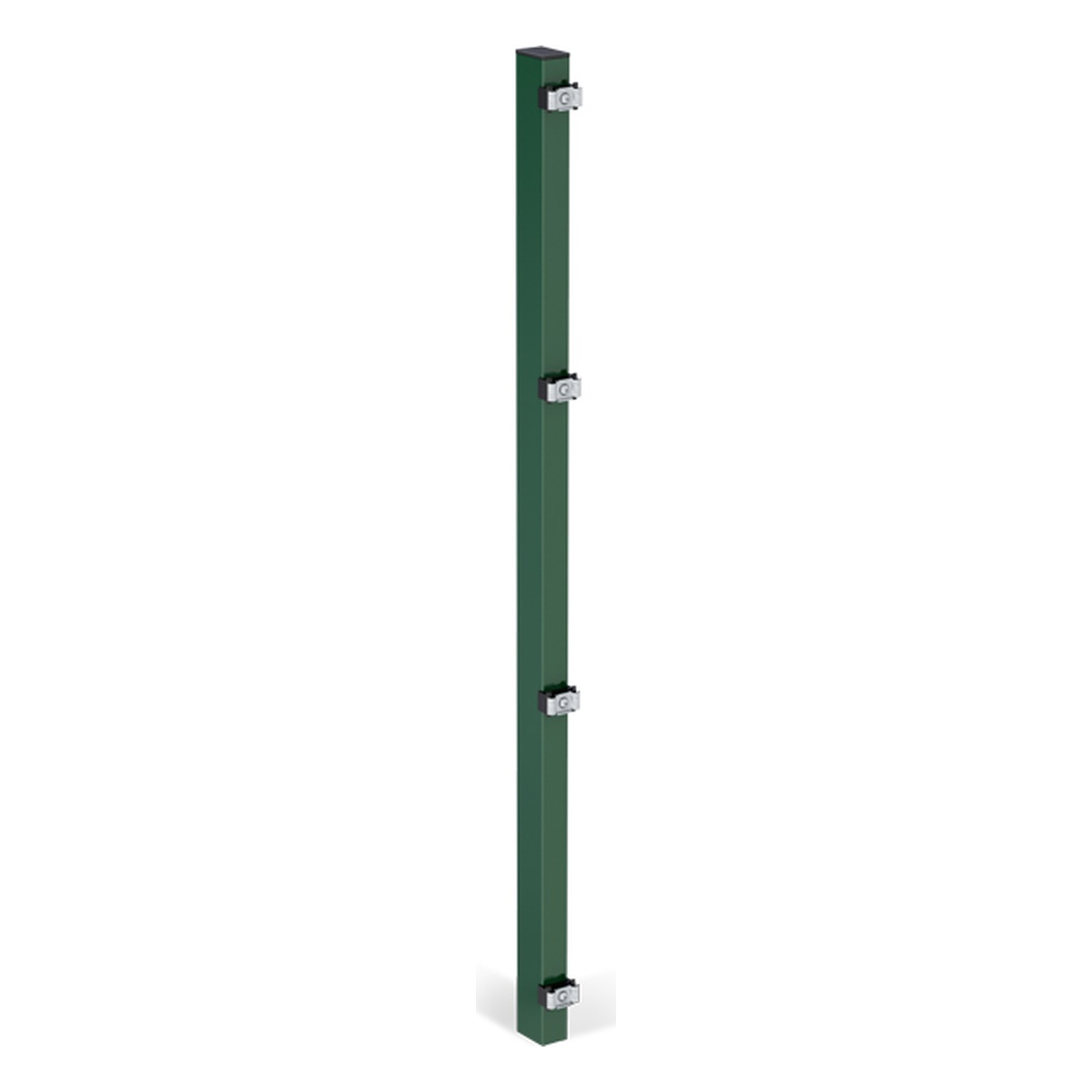 Alberts Zaunpfosten 60 x 40 x 1275 mm, für Zaunhöhe 1200 mm, grün RAL 6005, zum Aufschrauben mit Zaunpfostenträger - 1 Stk. Alberts Zaunpfosten 60 x 40 x 1275 mm, für Zaunhöhe 1200 mm, grün RAL 6005, zum Aufschrauben mit Zaunpfostenträger - 1 Stk.