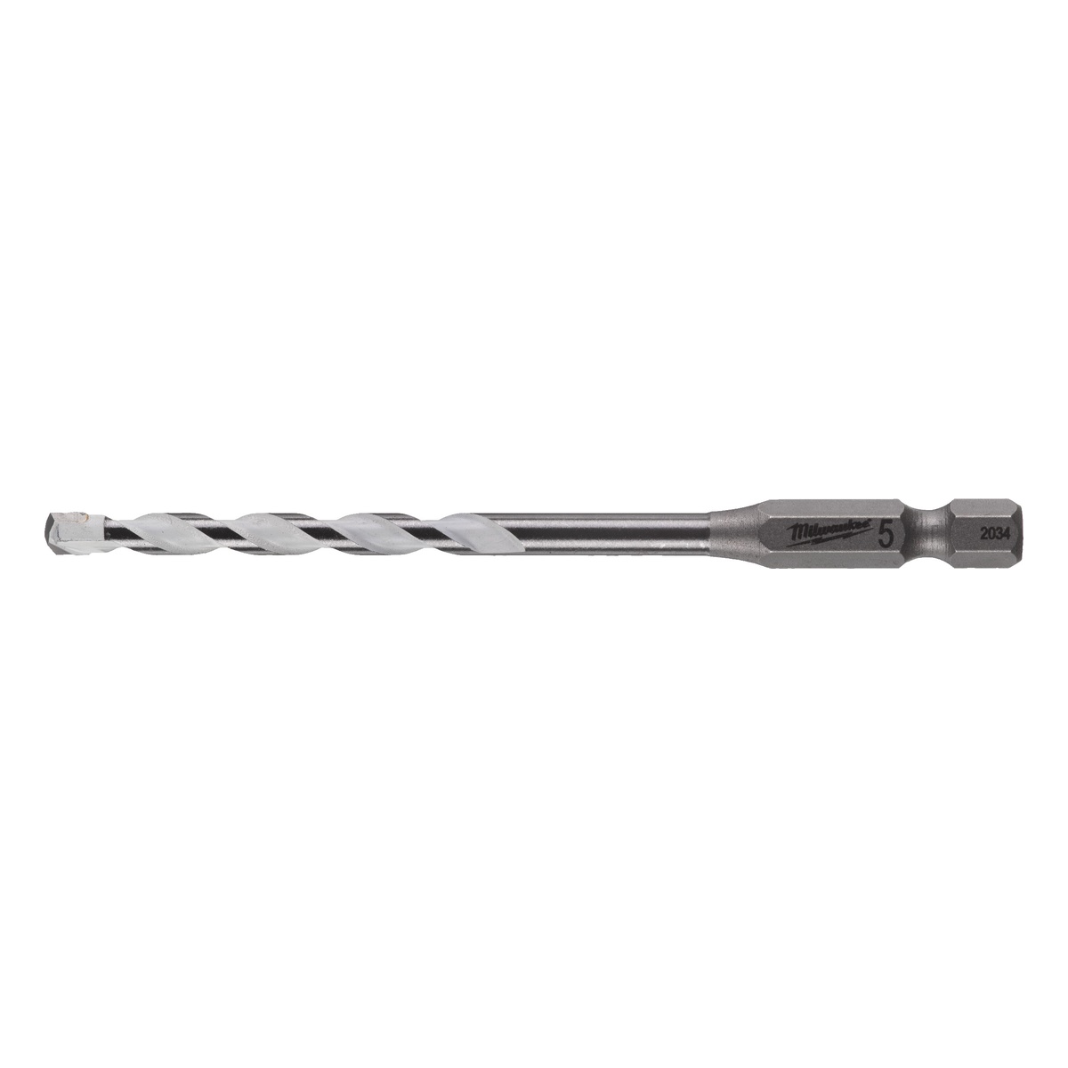 Milwaukee Multimaterialbohrer SHOCKWAVE Ø 5 x 100 mm, 1/4 Zoll Sechskantschaft, Hartmetallspitze, schlagfest