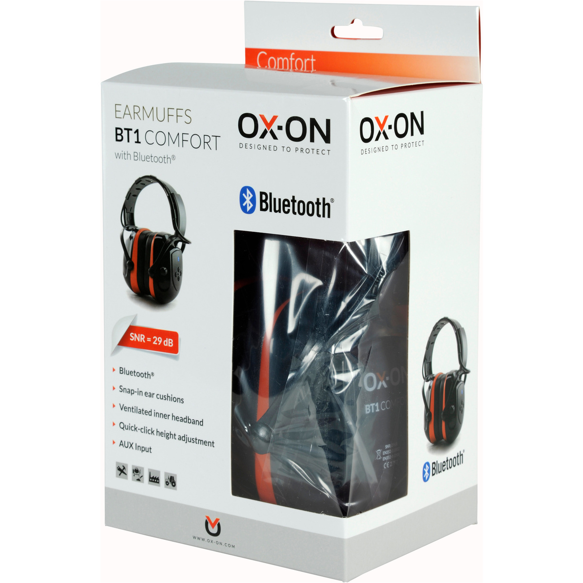 OX-ON BT1 Comfort Bluetooth Gehörschutz Kopfhörer