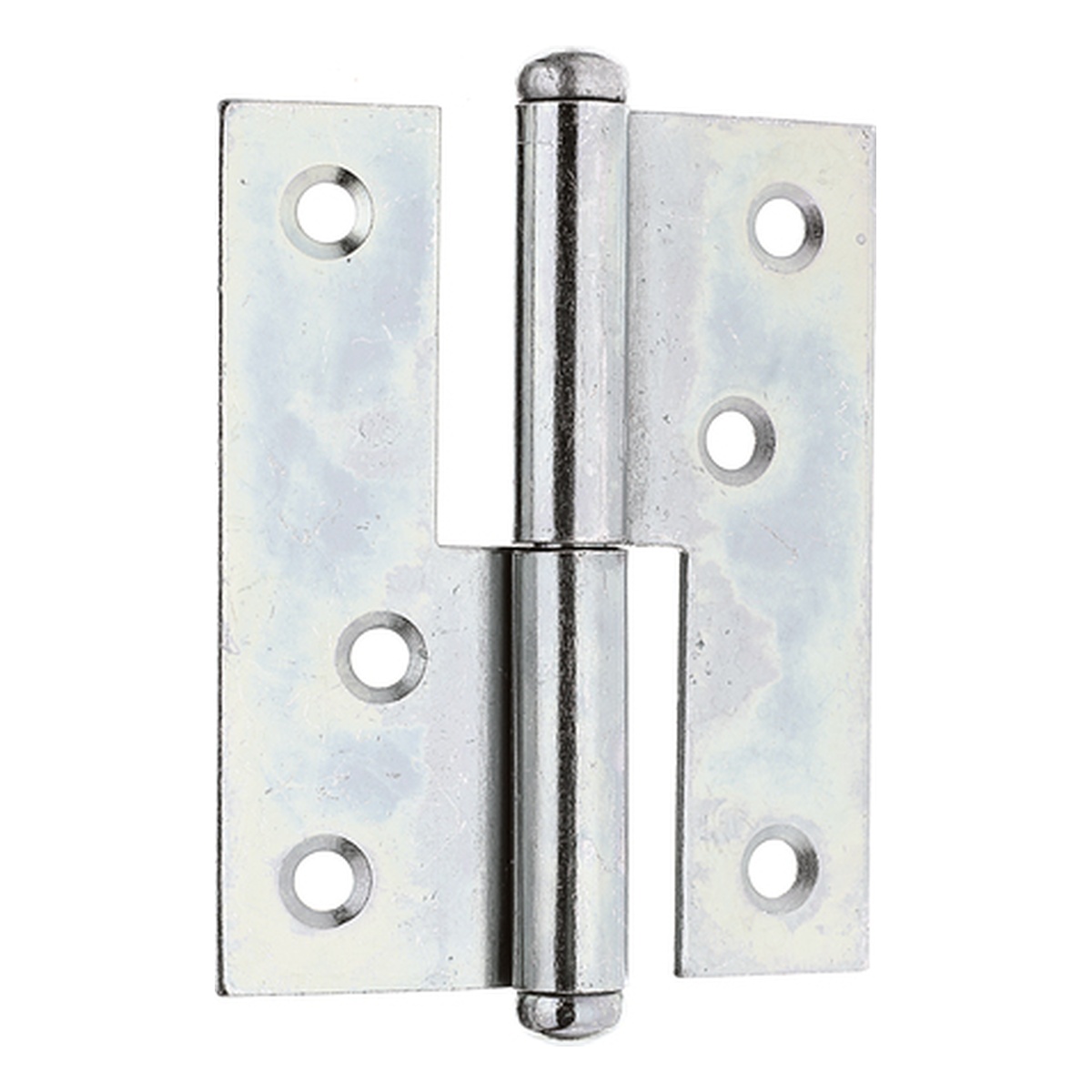 Alberts Aushebescharnier, 80 x 65 mm, Stahl roh, sendzimirverzinkt, rechts - 1 Stk.