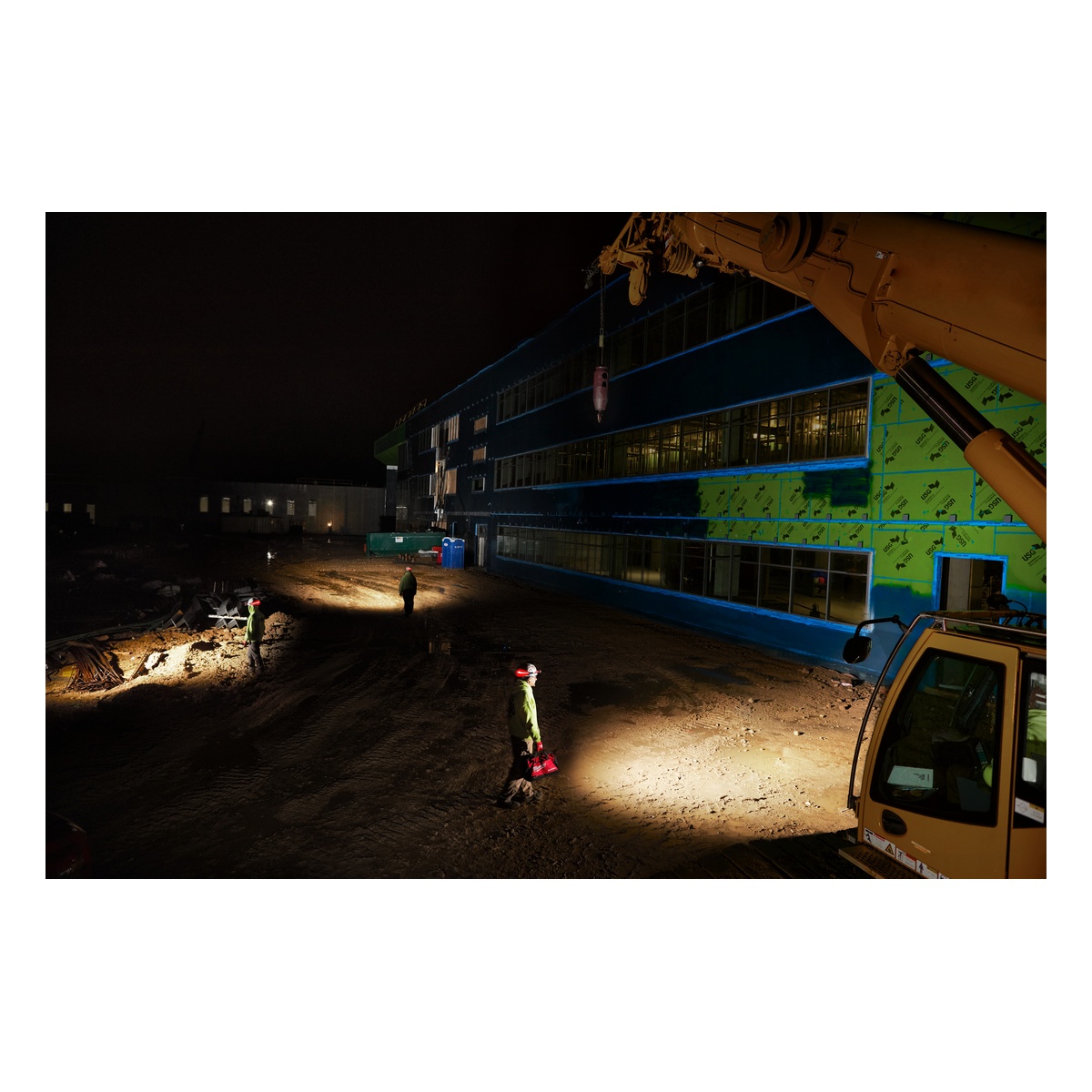 Milwaukee USB-Akku-Stirnlampe L4HL-VIS-301 - 1 Stk.