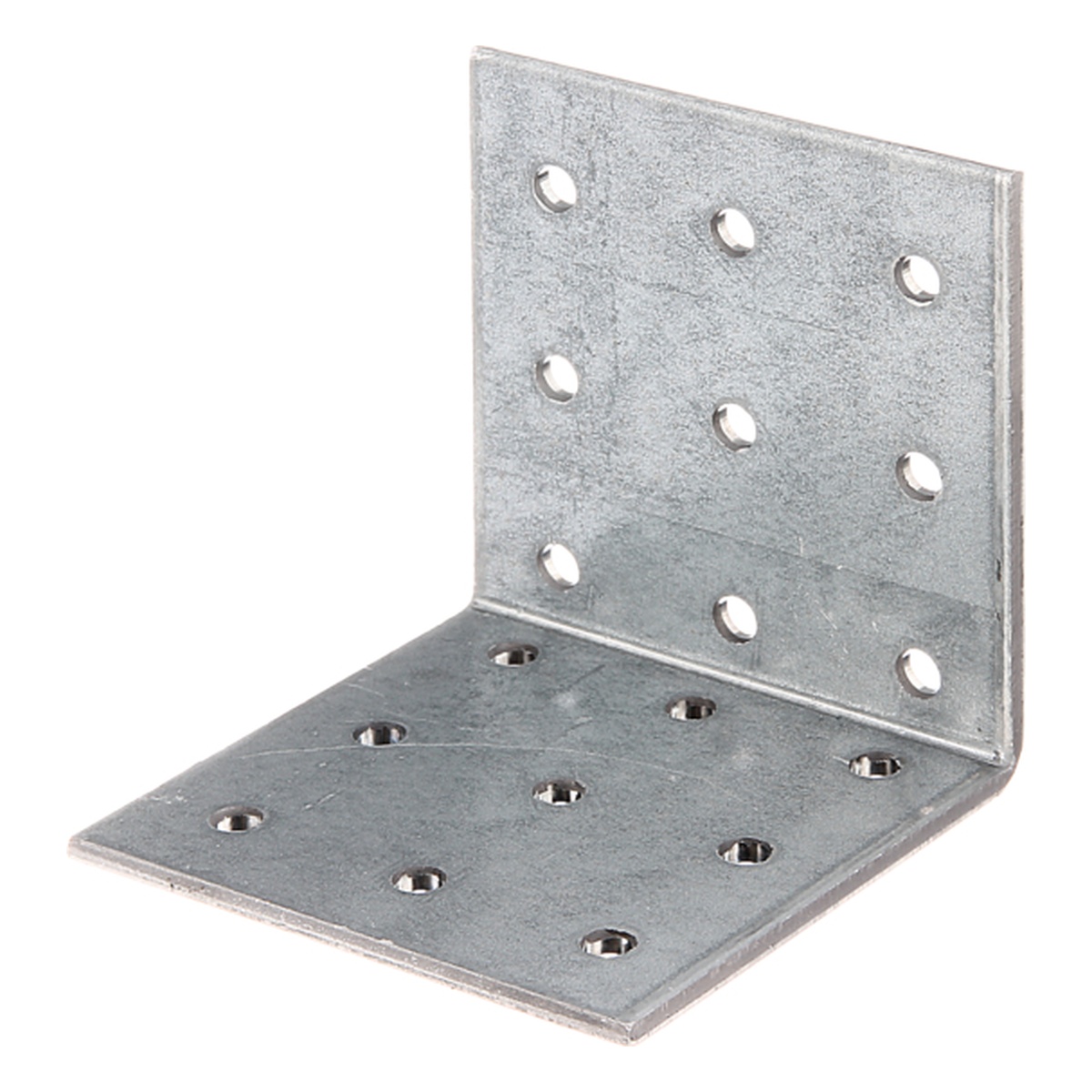 Alberts Lochplattenwinkel, 60 x 60 x 60 mm, Stahl roh, sendzimirverzinkt, CE-Kennzeichnung nach ETA-08/0165 - 15 Stk.