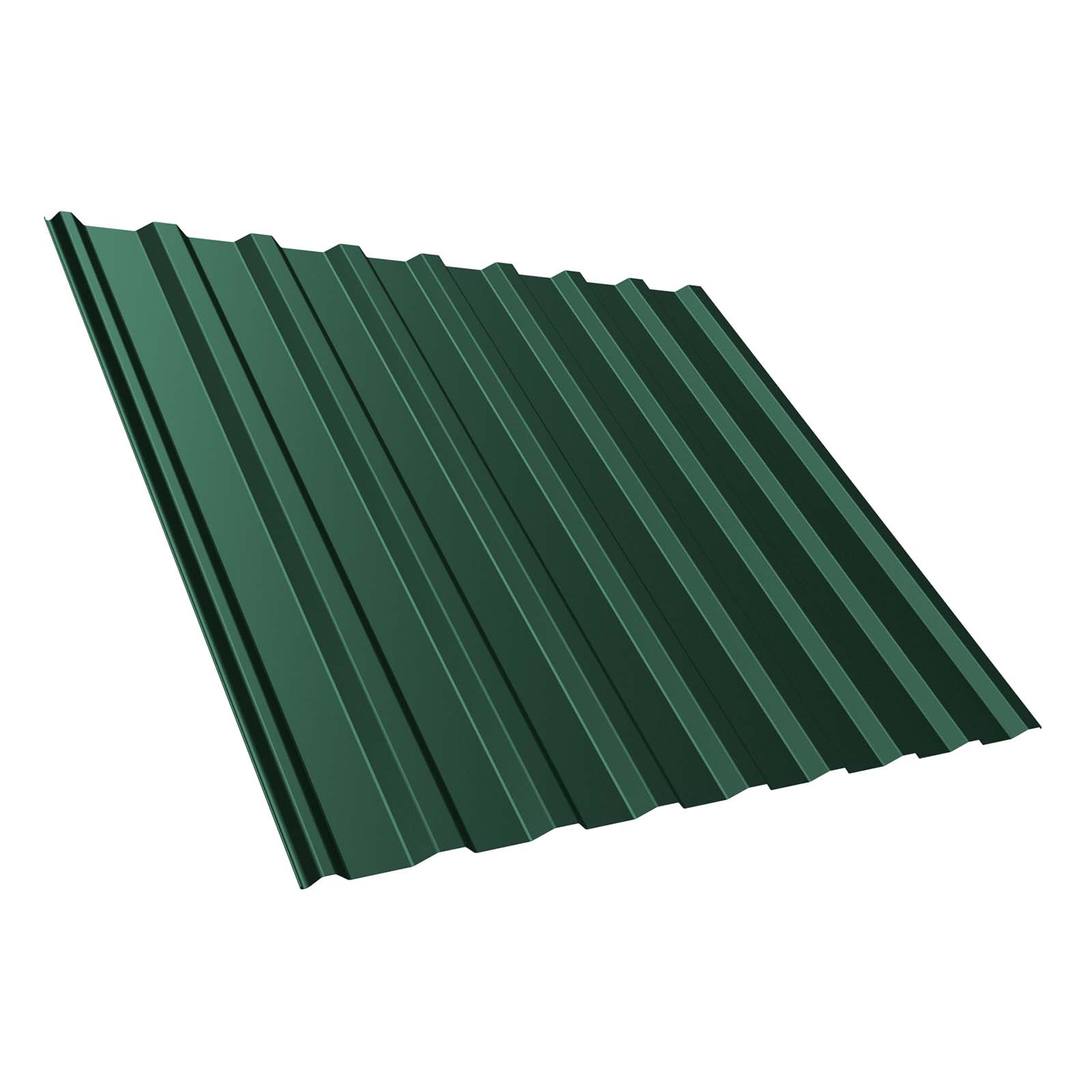 Trapezblech T20M Dach, 0,75 mm, RAL 6005 Moosgrün, 3100 mm Länge