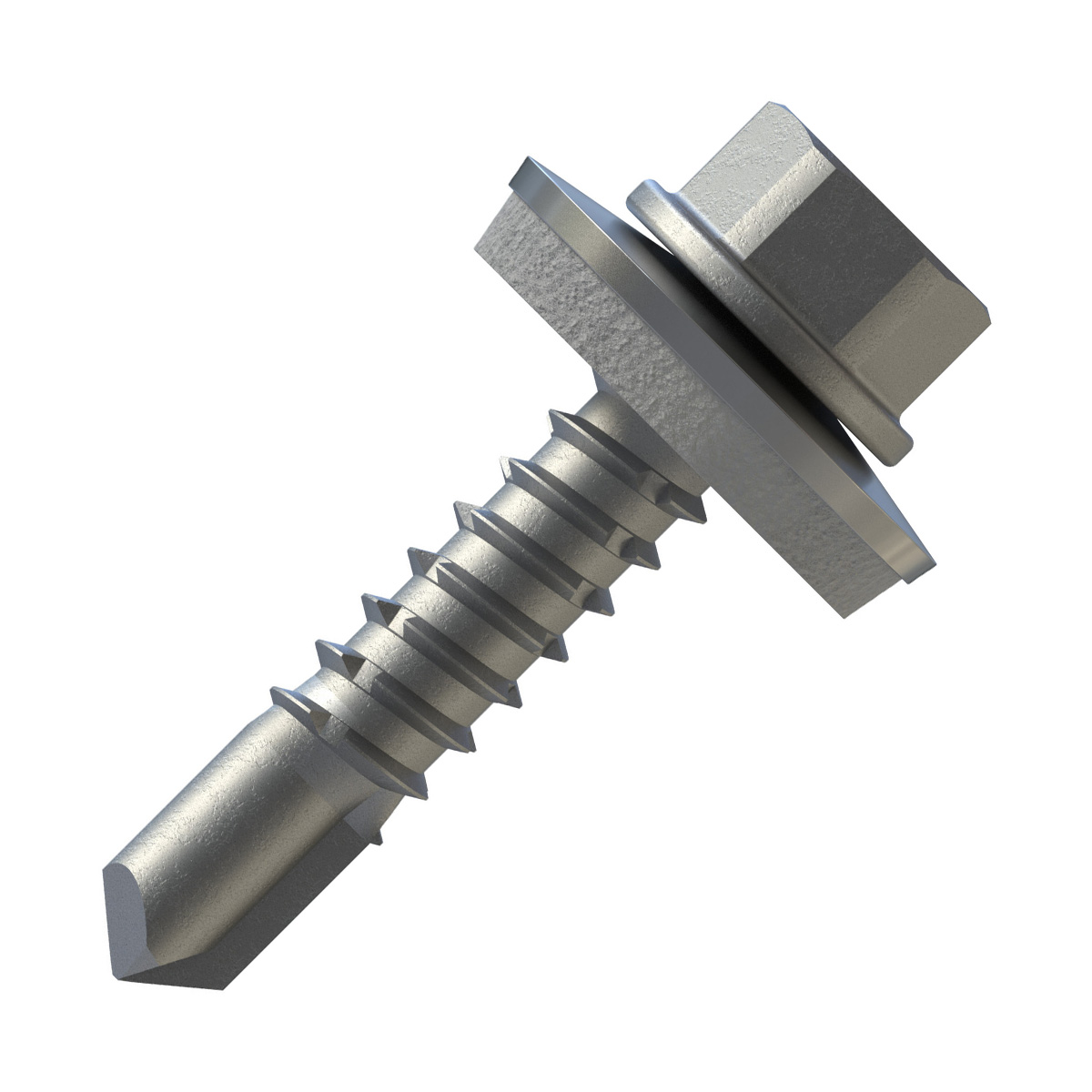 Reisser RP-K Bohrschraube Bimetall (Edelstahl A2/Stahl), Teilgewinde, SW8, 5,5x32 mm - 100 Stk.