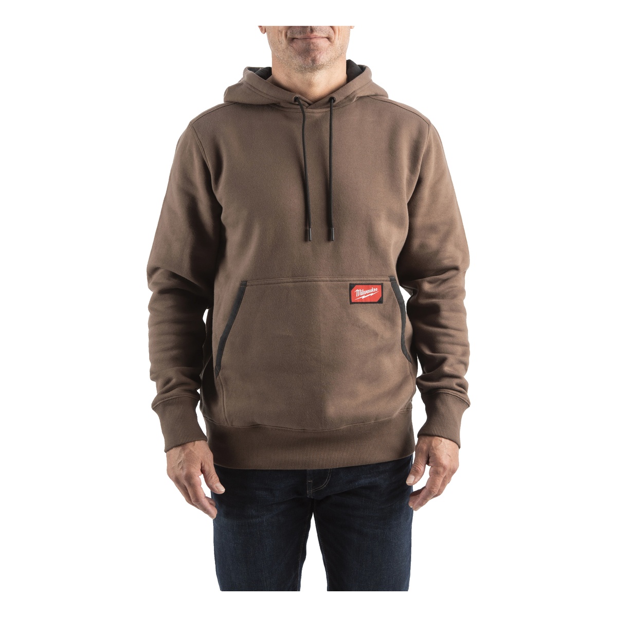 Milwaukee leichter Arbeits-Kapuzen-Pullover braun WHMWBR