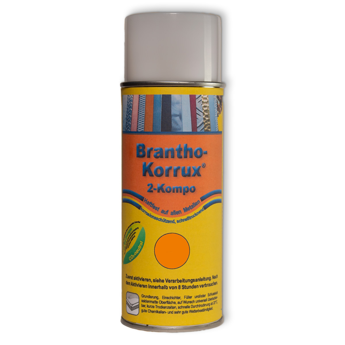 Brantho-Korrux "2-Kompo" Komfort-Sprühdose RAL2011 tieforange 400 ml