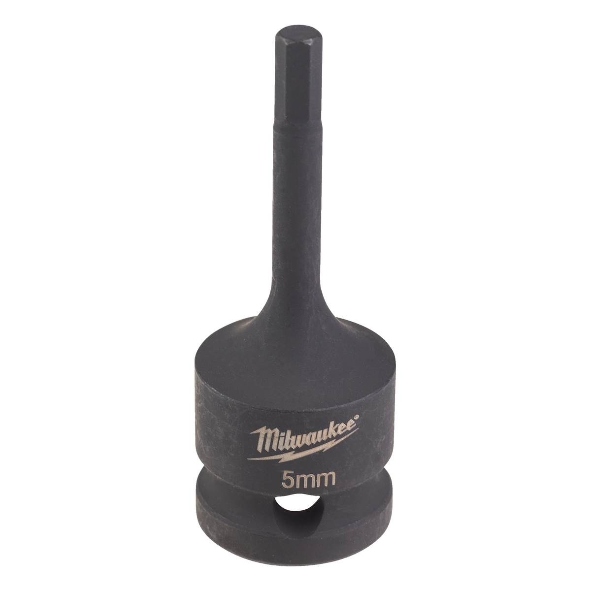 Milwaukee Kraft-Biteinsatz Innensechskant 5 mm x 67 mm, ½″ Vierkant, für Schlagschrauber
