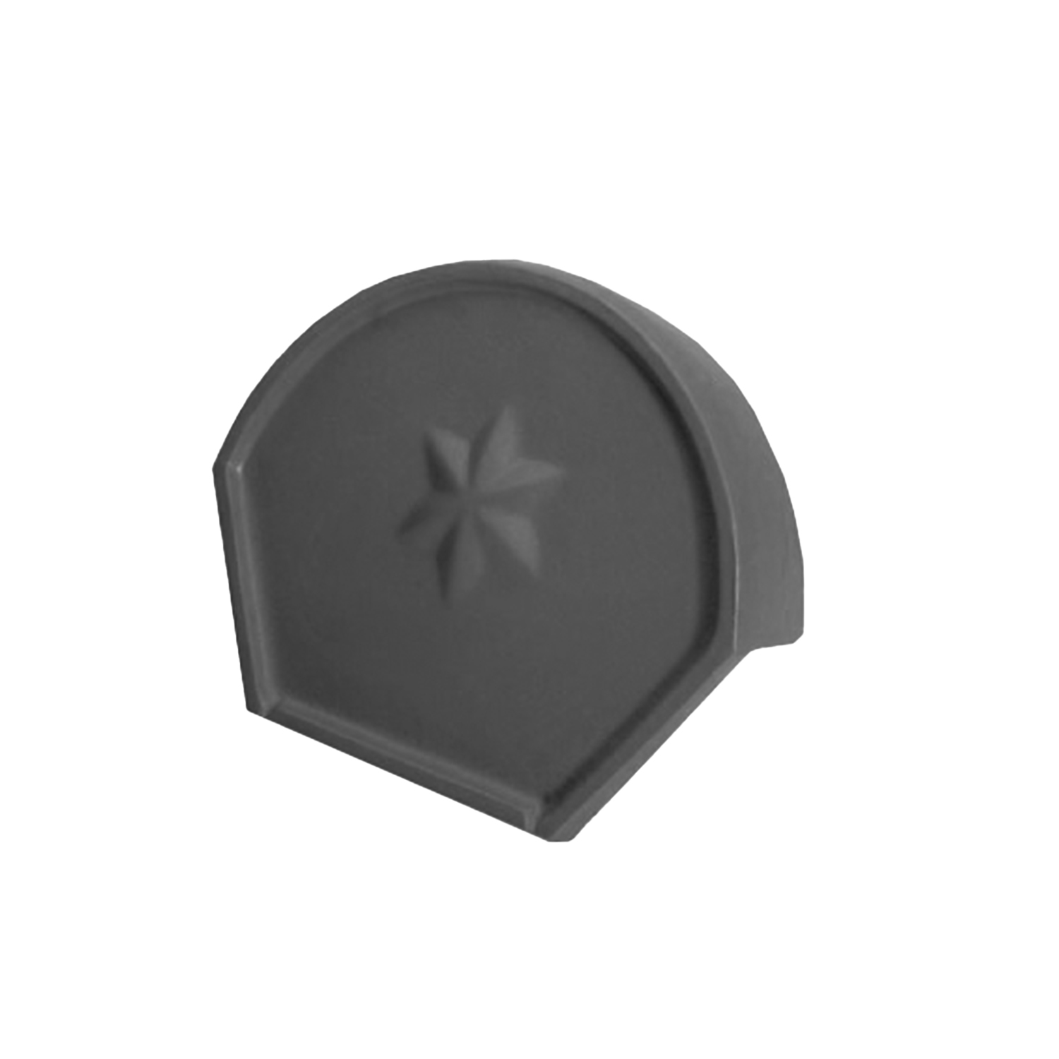 Röben Flandern plus Zierfirstplatte Konisch Ende anthrazit