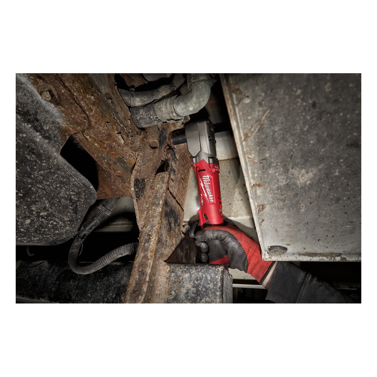 Milwaukee FUEL Akku-Rechtwinkliger Schlagschrauber 1/2" M12FRAIWF12-0 - 1 Stk.