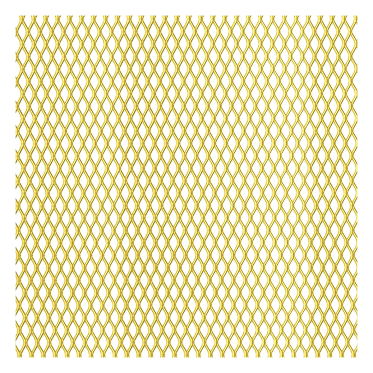 Alberts Streckmetallblech, 300 x 1000 x 1,6 mm, Aluminium, goldfarbig eloxiert - 1 Stk.