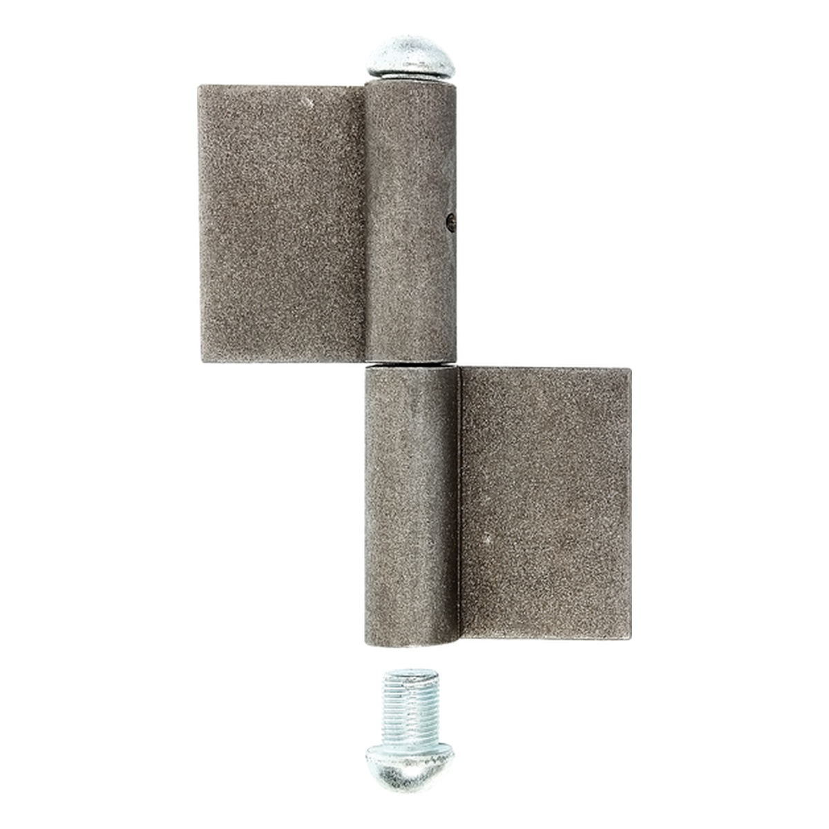 Alberts Konstruktionsband zum Anschweißen, zweiteilig, Typ KO4, 160 x 50 mm, Ø 16 mm, Stahl roh - 1 Stk.