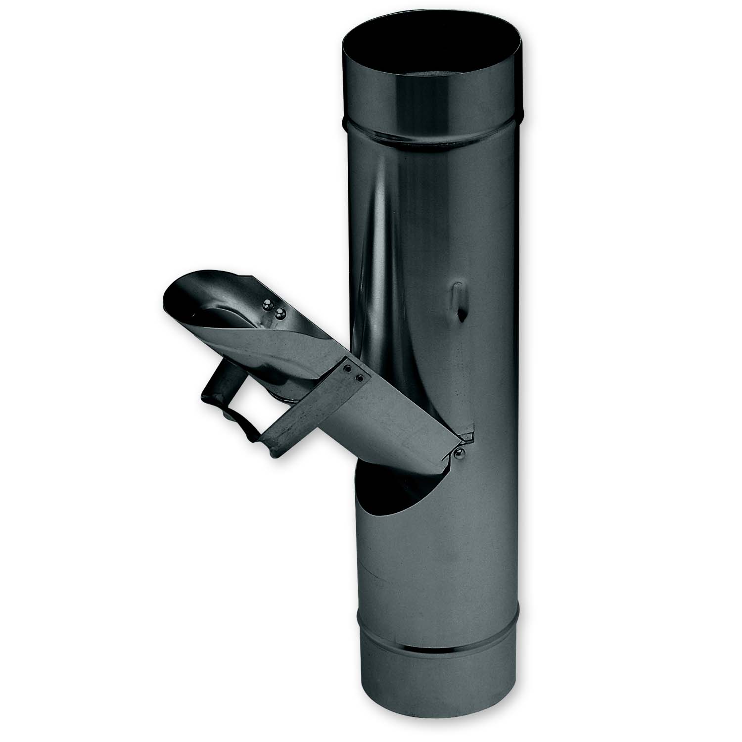 Zambelli Regenwasserklappe 120 mm, verzinkt, Anthrazit, ohne Sieb Zambelli Regenwasserklappe 120 mm, verzinkt, Anthrazit, ohne Sieb