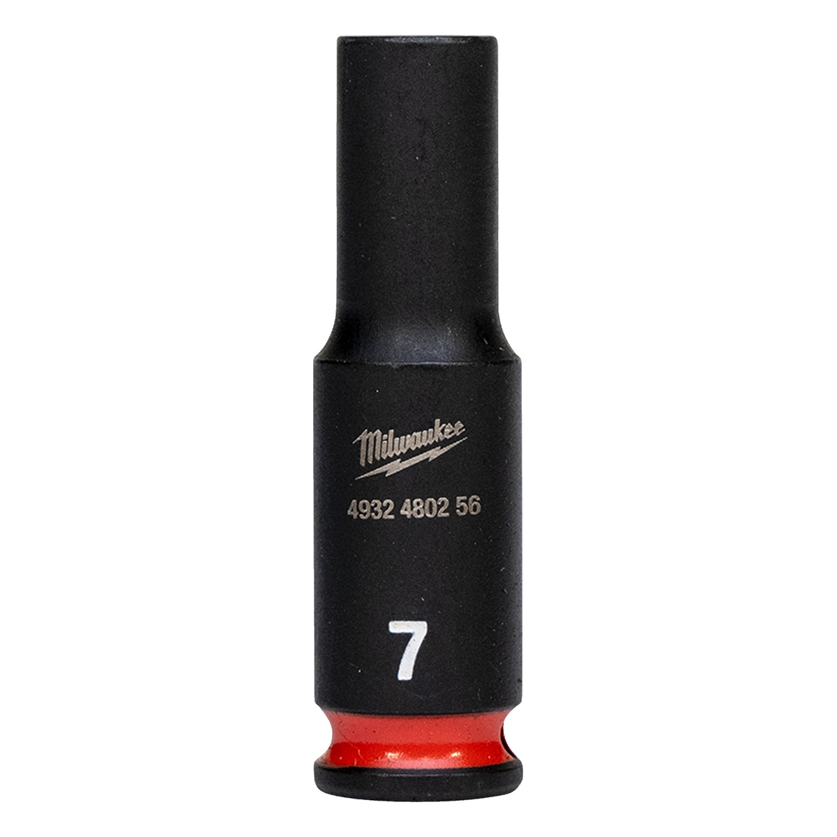 Milwaukee Schlagnuss 1/4 Zoll SW 7 x 50 mm, SHOCKWAVE, lang