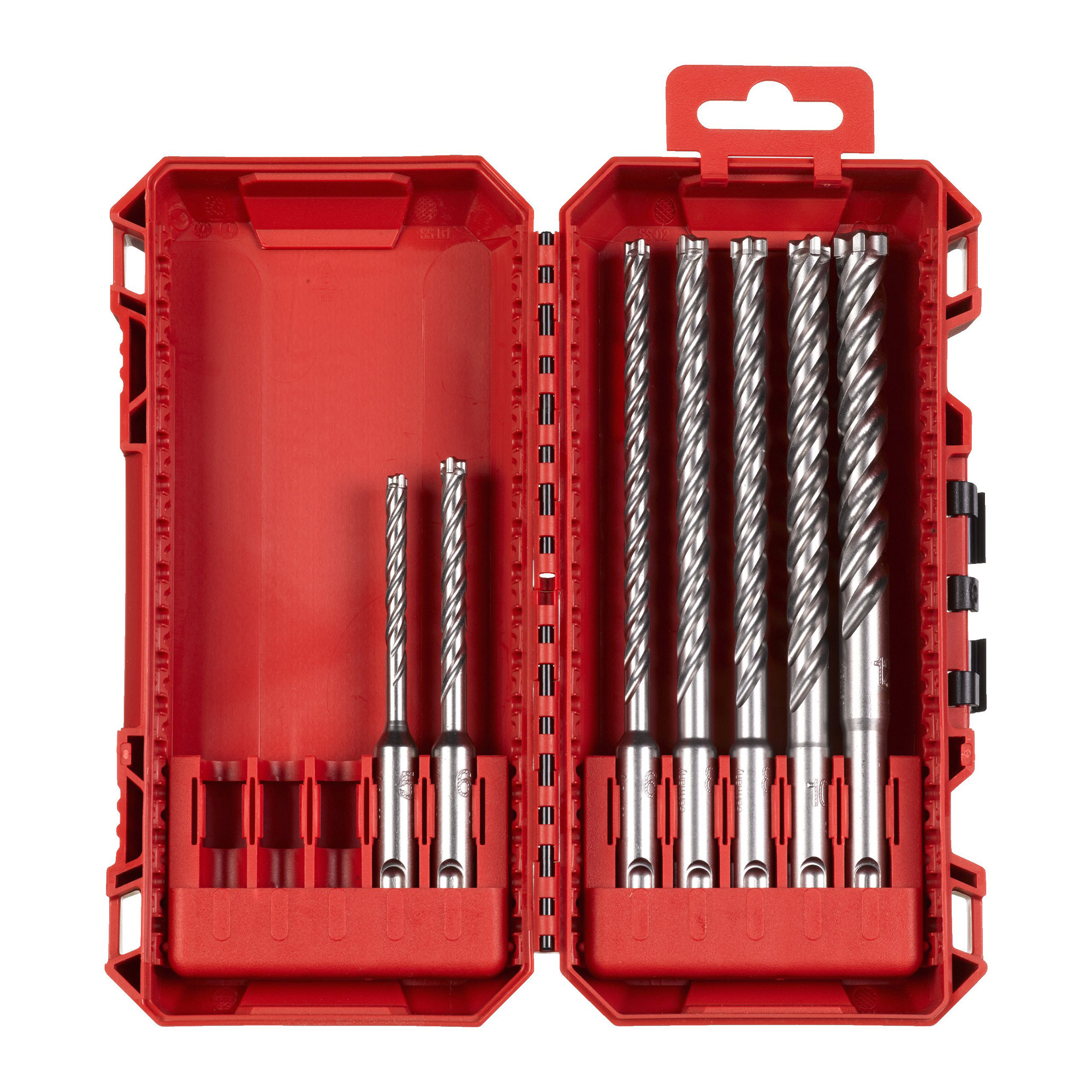 Milwaukee SDS-Plus MX4 Hammerbohrerset, Packout - 7-teiliges Set