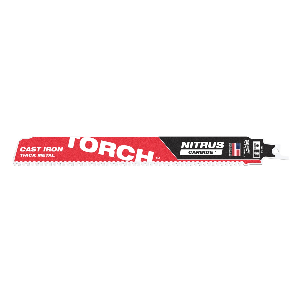 Milwaukee Säbelsägeblatt 230x8 mm TORCH NITRUS HM - 1 Stk.