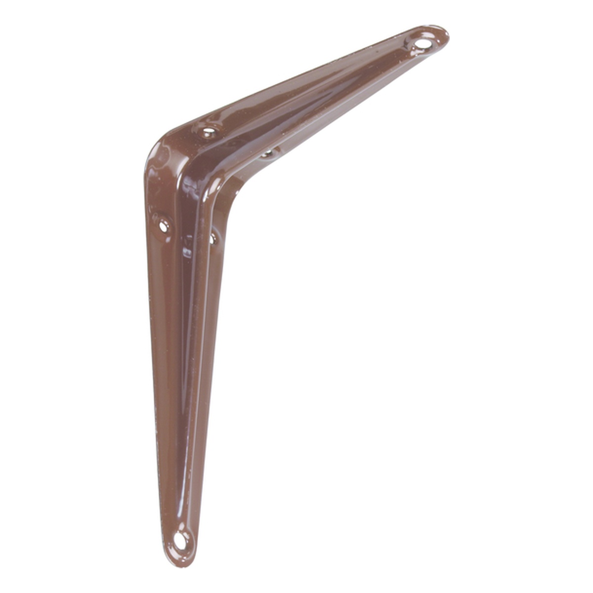 Alberts Konsole, 125 x 100 x 32 mm, Stahl, braun lackiert - 1 Stk.