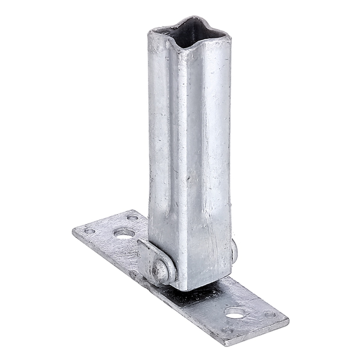 Alberts Handlaufstütze für Universalpfosten, 30 x 98 x 104 mm, verstellbar 45° - 90°, Stahl roh, feuerverzinkt - 1 Stk. Alberts Handlaufstütze für Universalpfosten, 30 x 98 x 104 mm, verstellbar 45° - 90°, Stahl roh, feuerverzinkt - 1 Stk.