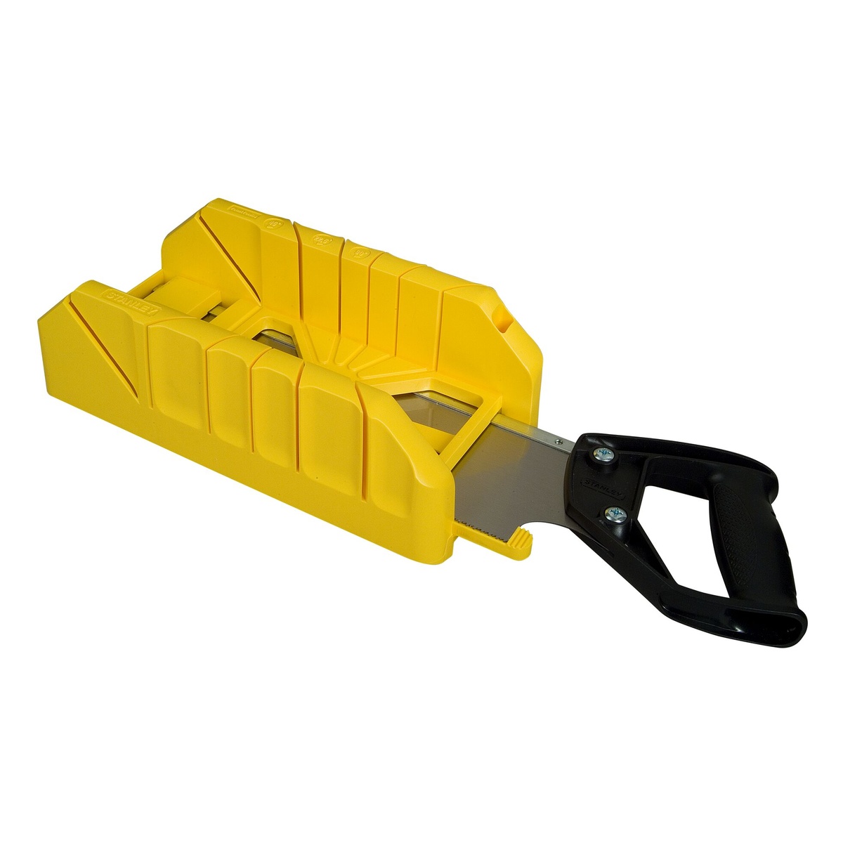 Stanley Gehrungslade PVC 350mm mit Rueckensaege