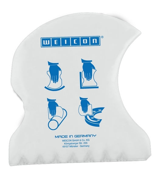 WEICON Konturspachtel Flexy, speziell geformter Spachtel für die gezielte Ausarbeitung von Konturen, 1 Stück WEICON Konturspachtel Flexy, speziell geformter Spachtel für die gezielte Ausarbeitung von Konturen, 1 Stück