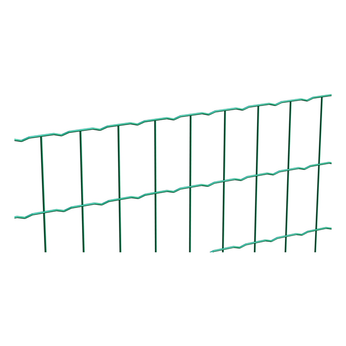Alberts Ziergitter Deco, 4,4 x 410 x 10000 mm, Stahl roh, verzinkt grün kunststoffbeschichtet - 1 Stk.