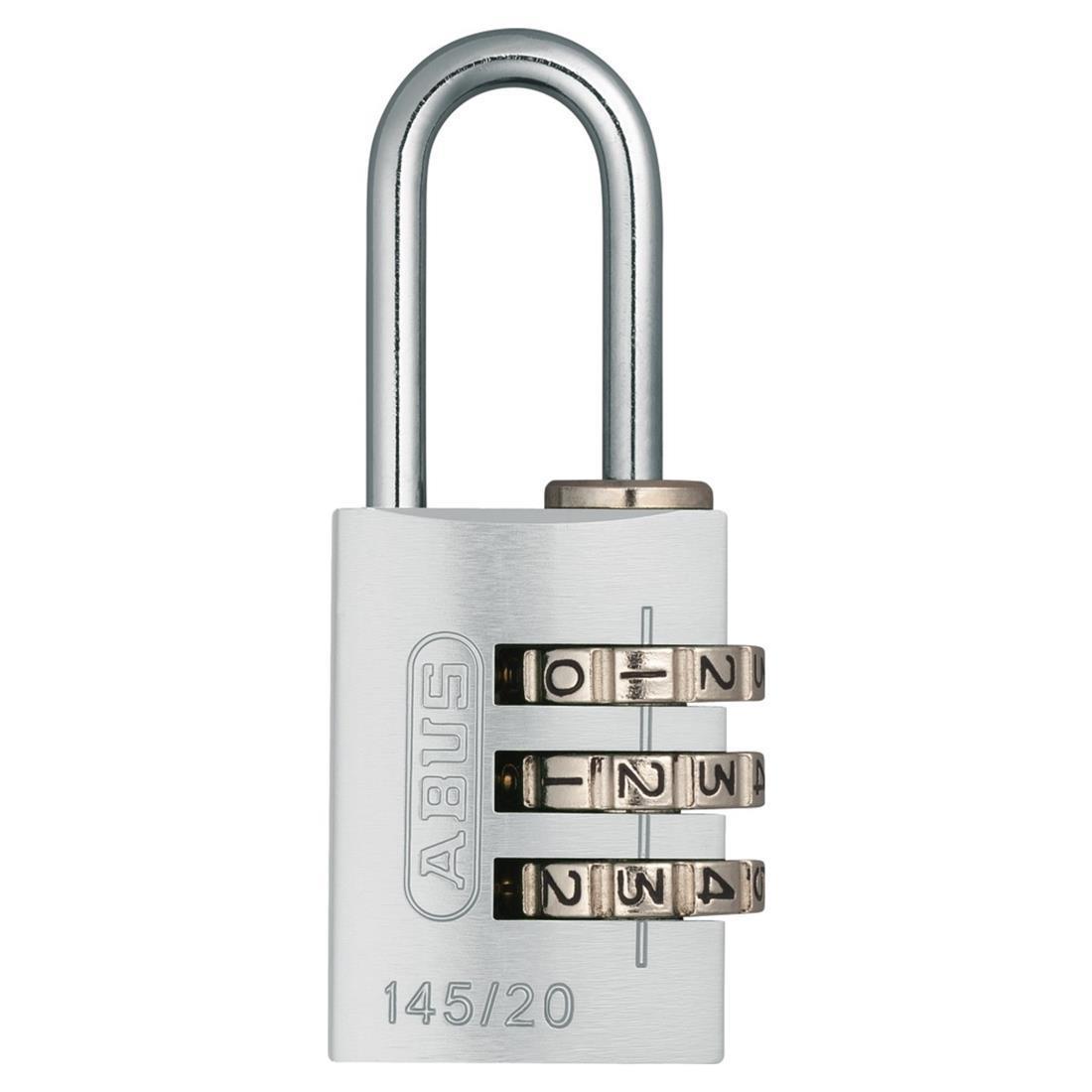 ABUS Zahlenschloss 145 silber 20 mm