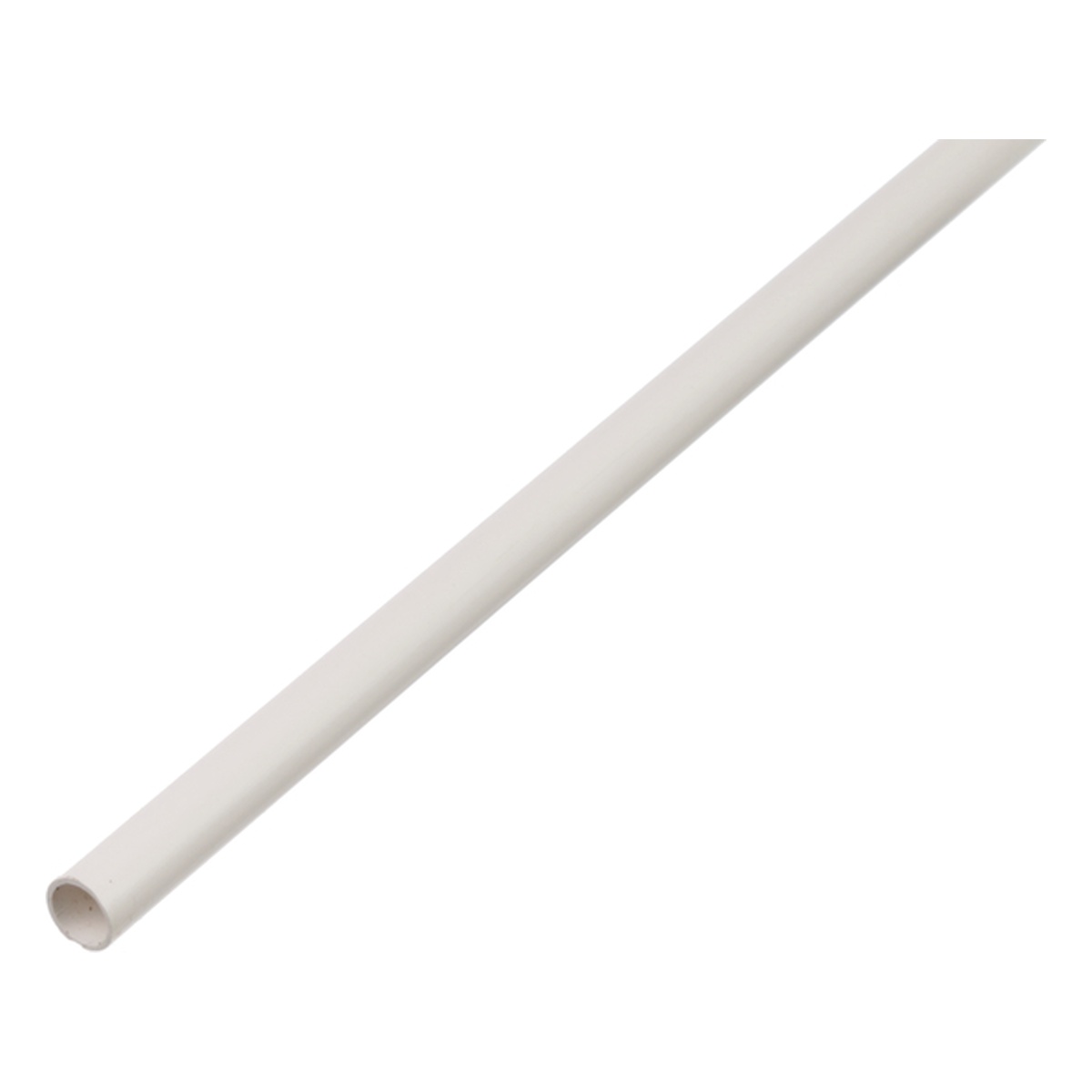 Alberts Rundrohr, 10 x 1 x 1000 mm, PVC-U, Farbe: weiß - 1 Stk.
