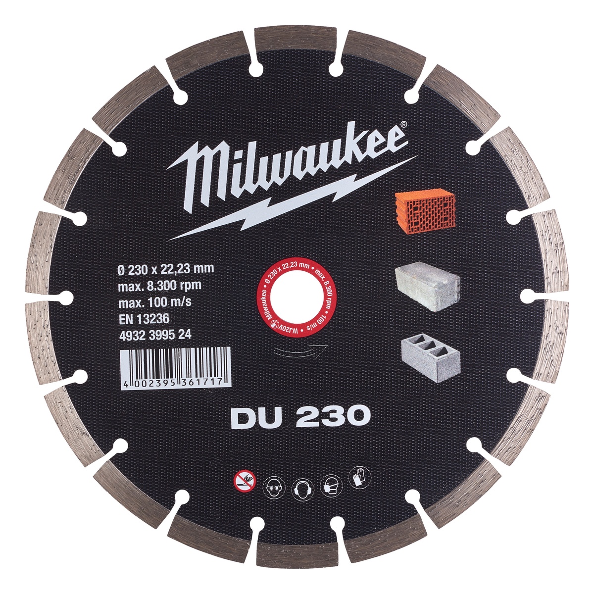 Milwaukee Diamanttrennscheibe DU 230 mm Universal - 1 Stk. Milwaukee Diamanttrennscheibe DU 230 mm Universal - 1 Stk.