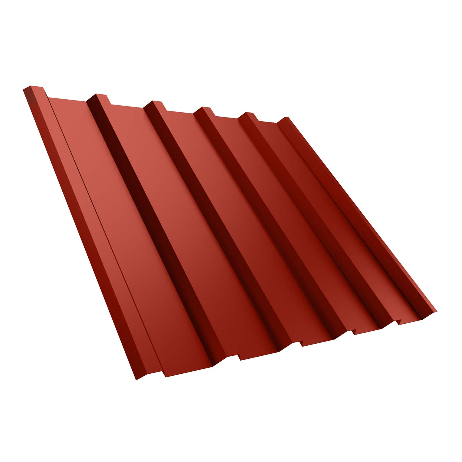 Trapezblech T35M Dach 0,5 mm, RAL 3016 Korallenrot, 2400 mm Länge