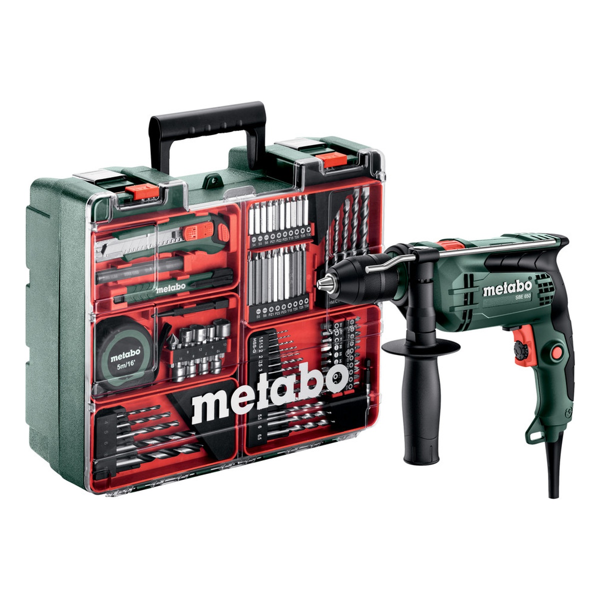 Metabo SBE 650 Set * Schlagbohrmaschine    TV00 -1 Stk.